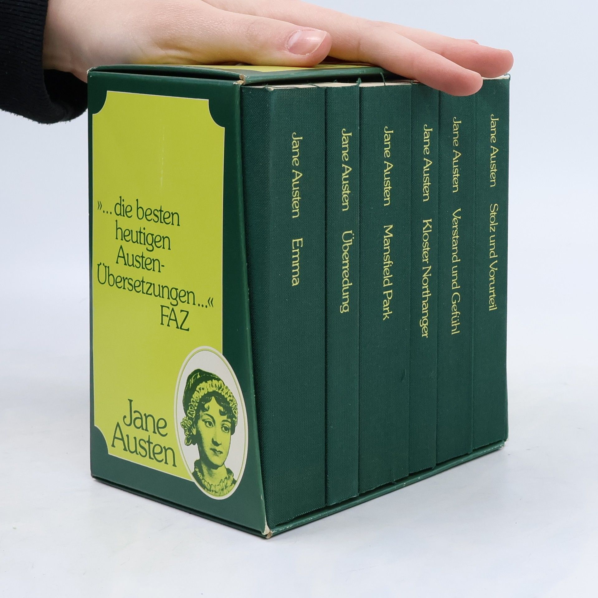 Jane Austen Emma, Kloster Northanger, Mansfield Park, Stolz und Vorurteil, Überredung, Verstand und Gefühl