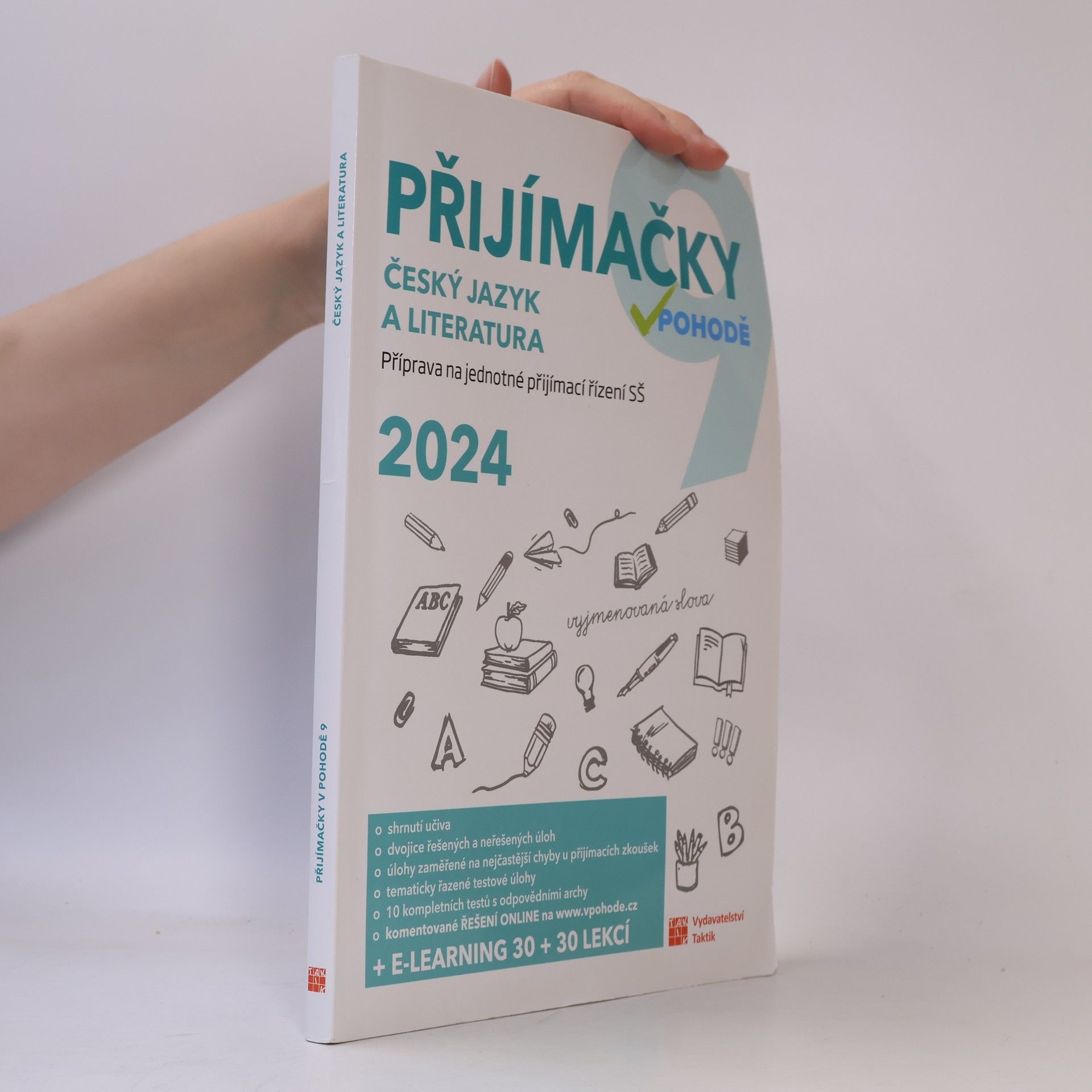 Kolektiv autorů Přijímačky v pohodě: příprava na jednotné přijímací řízení SŠ 2024. Český jazyk a literatura