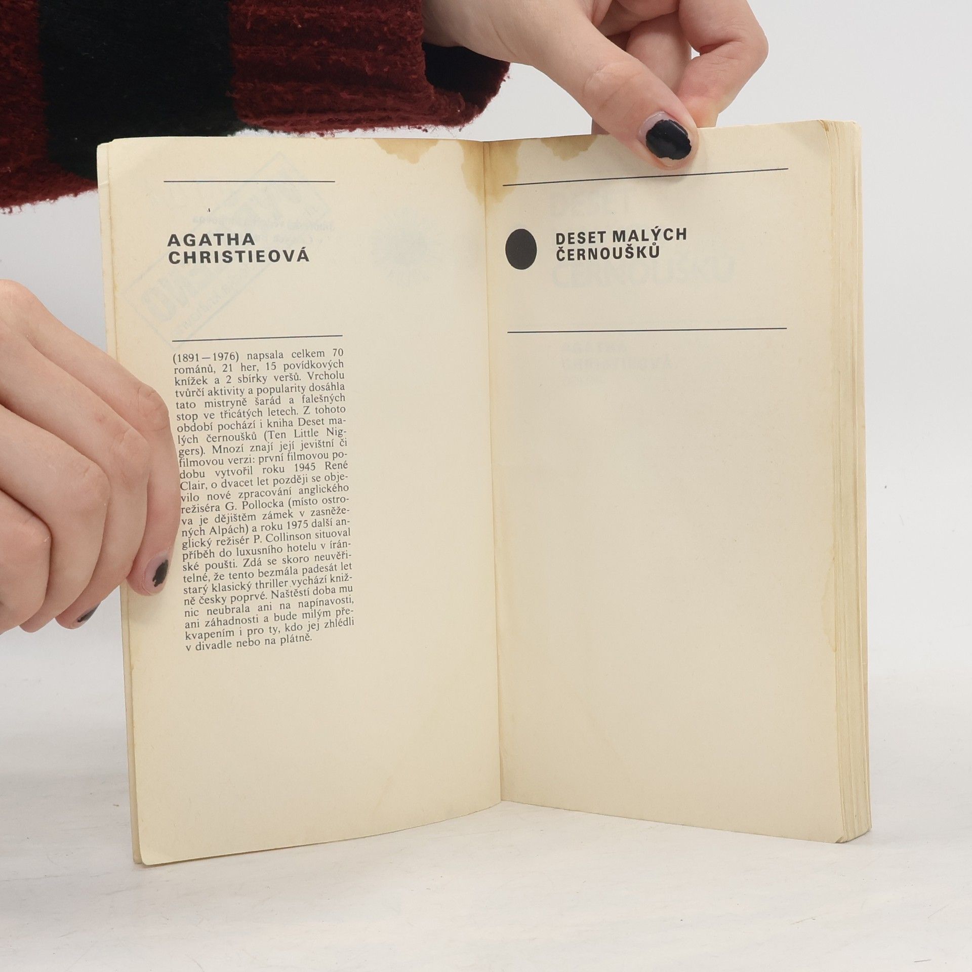 Agatha Christie Deset malých černoušků