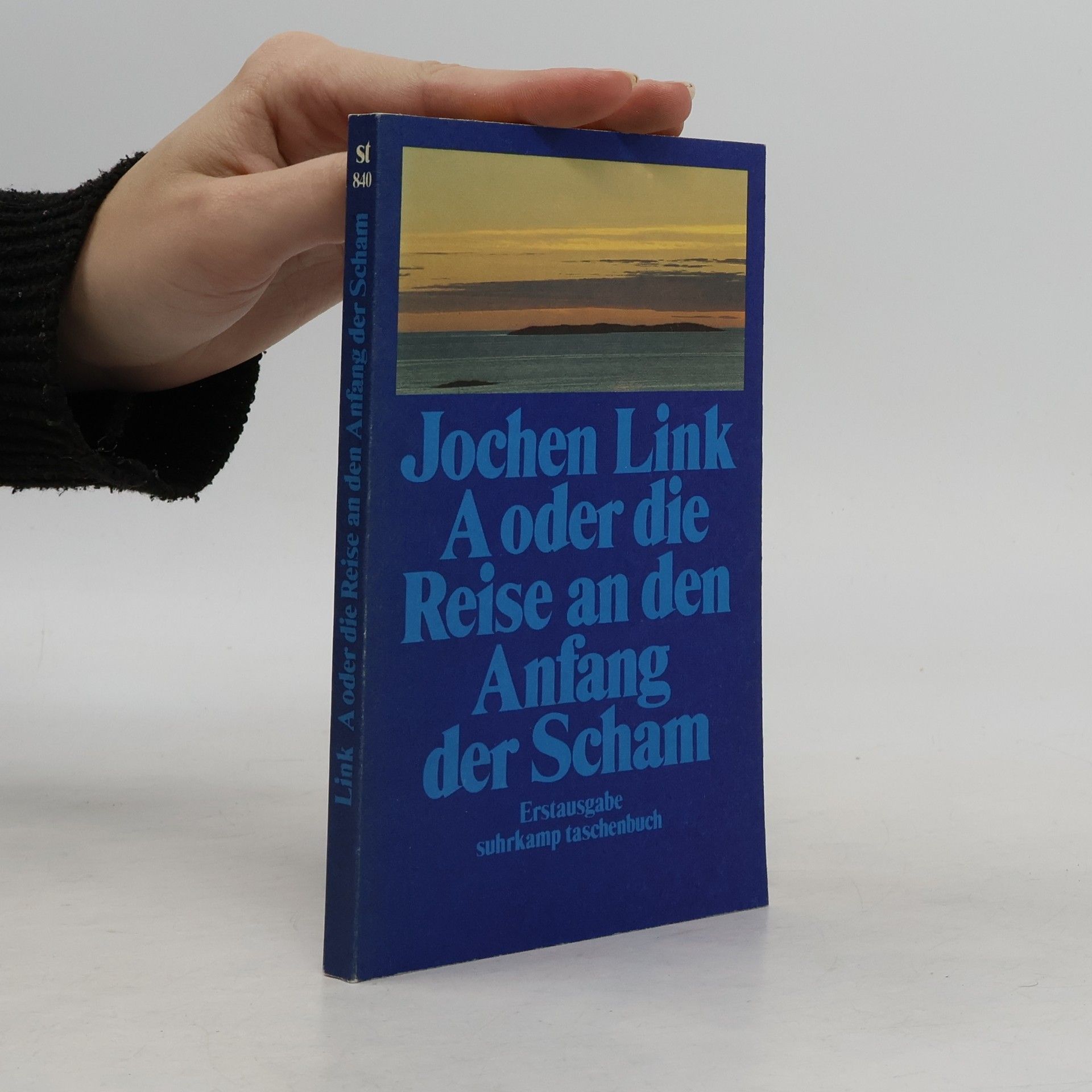 Jochen Link Suhrkamp Taschenbuch - 840: A oder die Reise an den Anfang der Scham - Erstausgabe