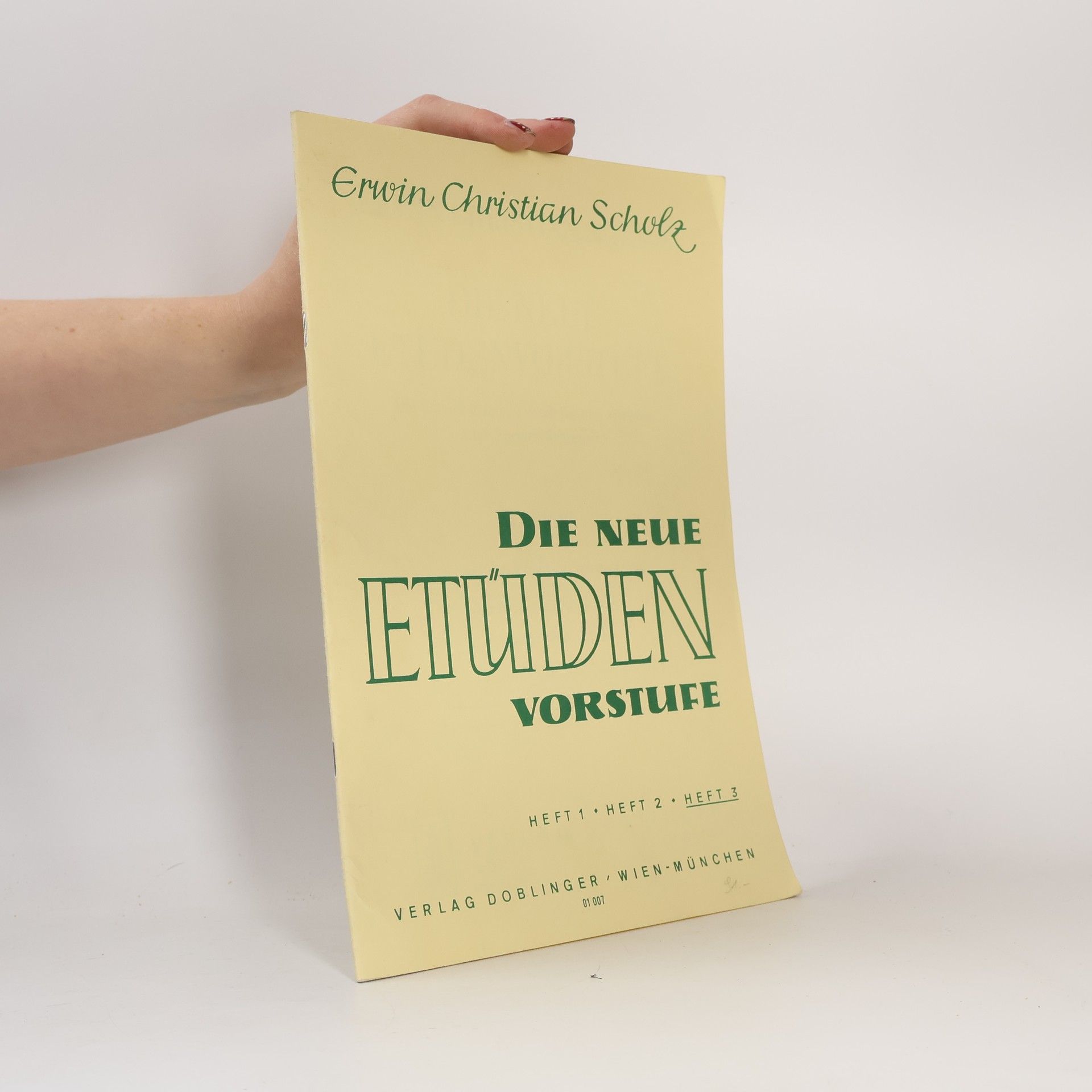 Erwin Christian Scholz Die neue Etüdenvorstufe III
