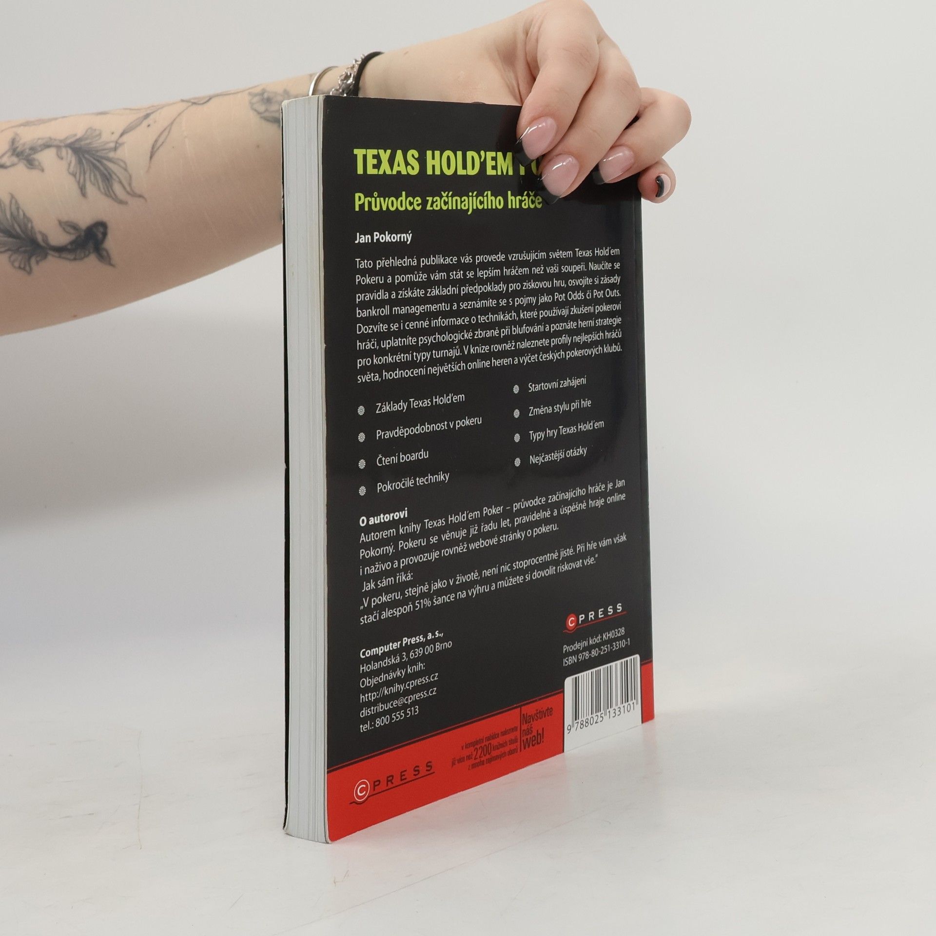 Jan Pokorný Texas Hold'em poker: Průvodce začínajícího hráče