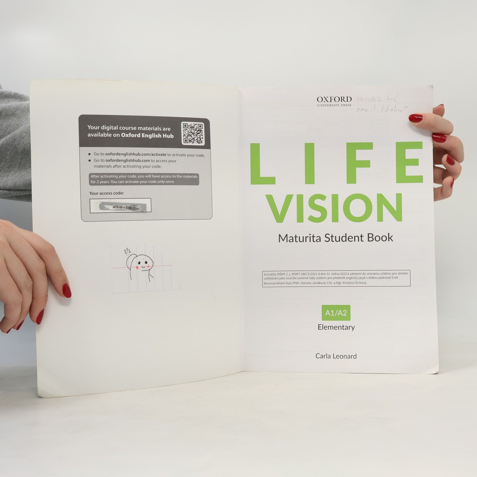 Carla Leonard Life Vision : Maturita Student Book A1/A2