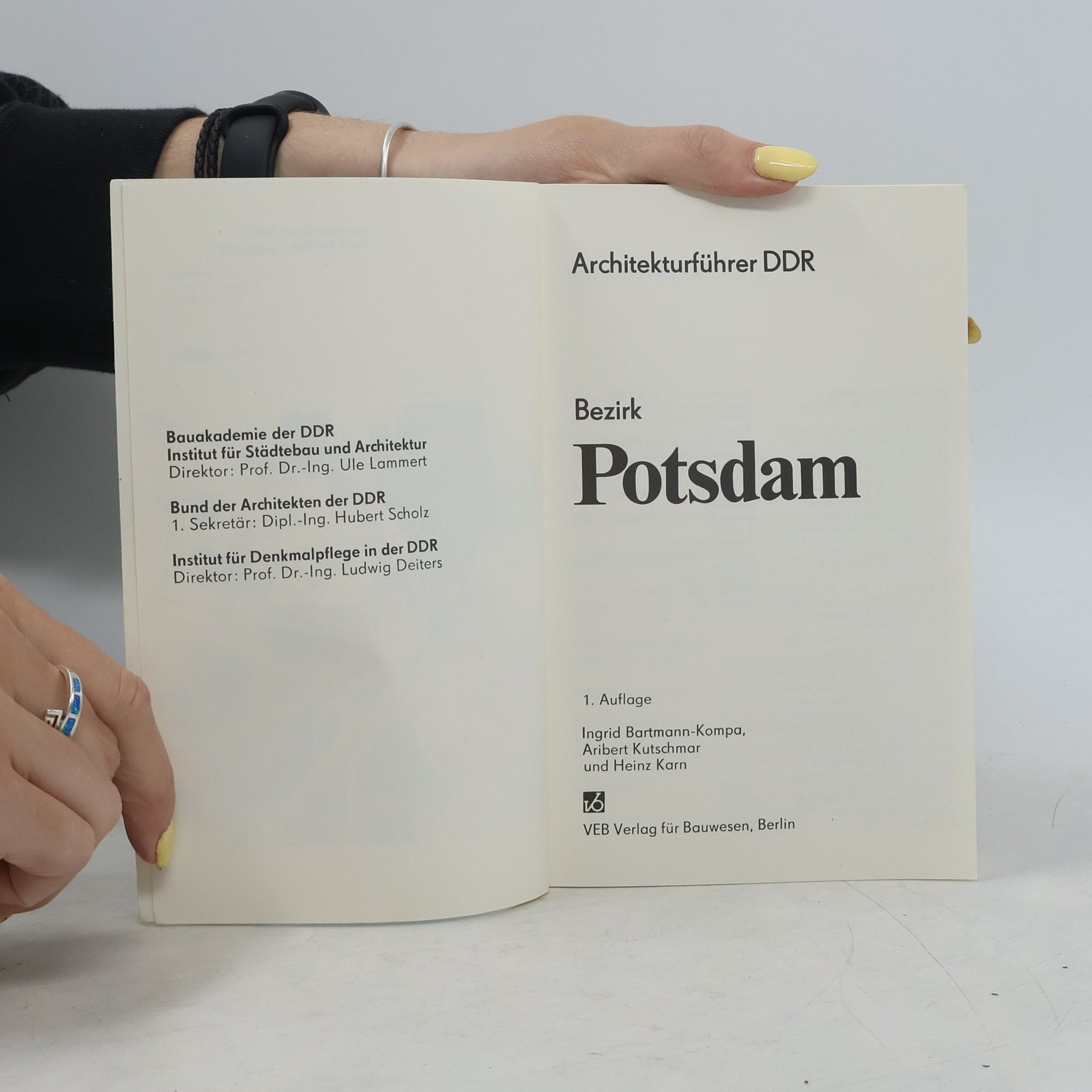 Autorenkollektiv Architeturführer DDR Potsdam
