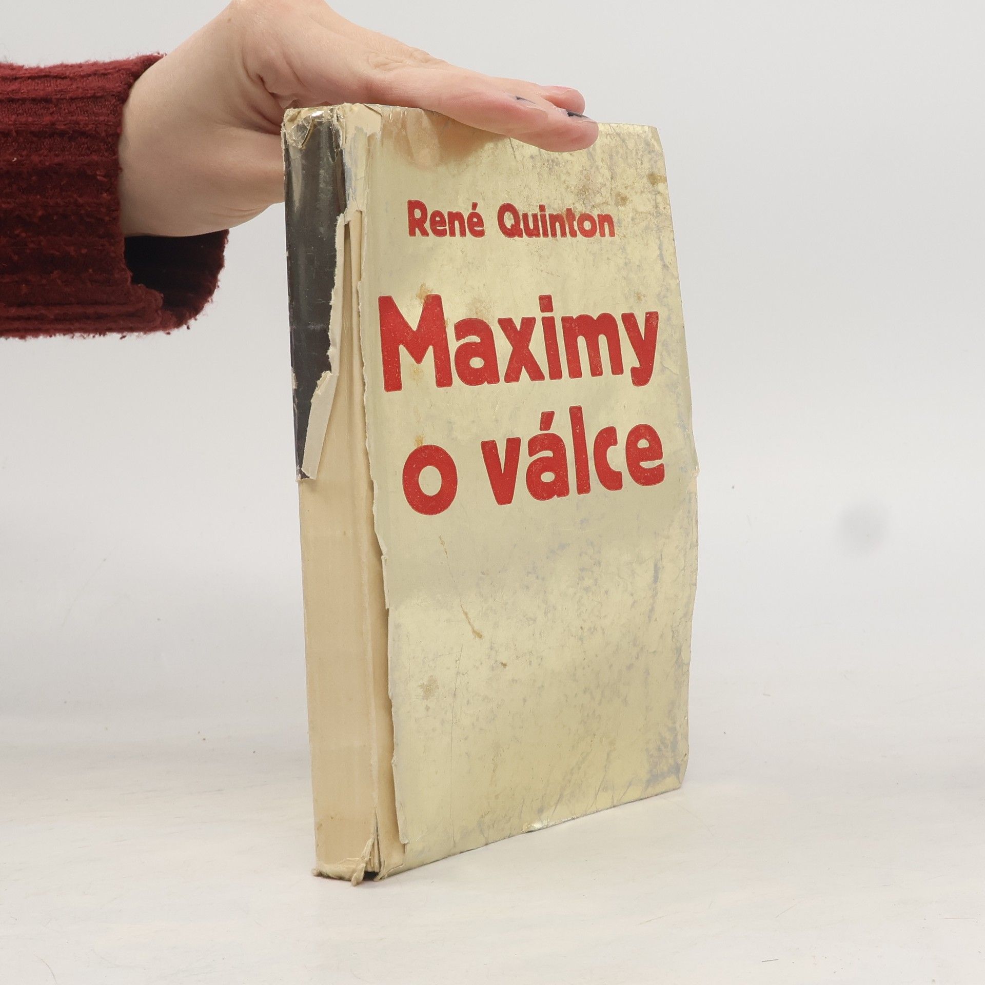 René Quinton Maximy o válce