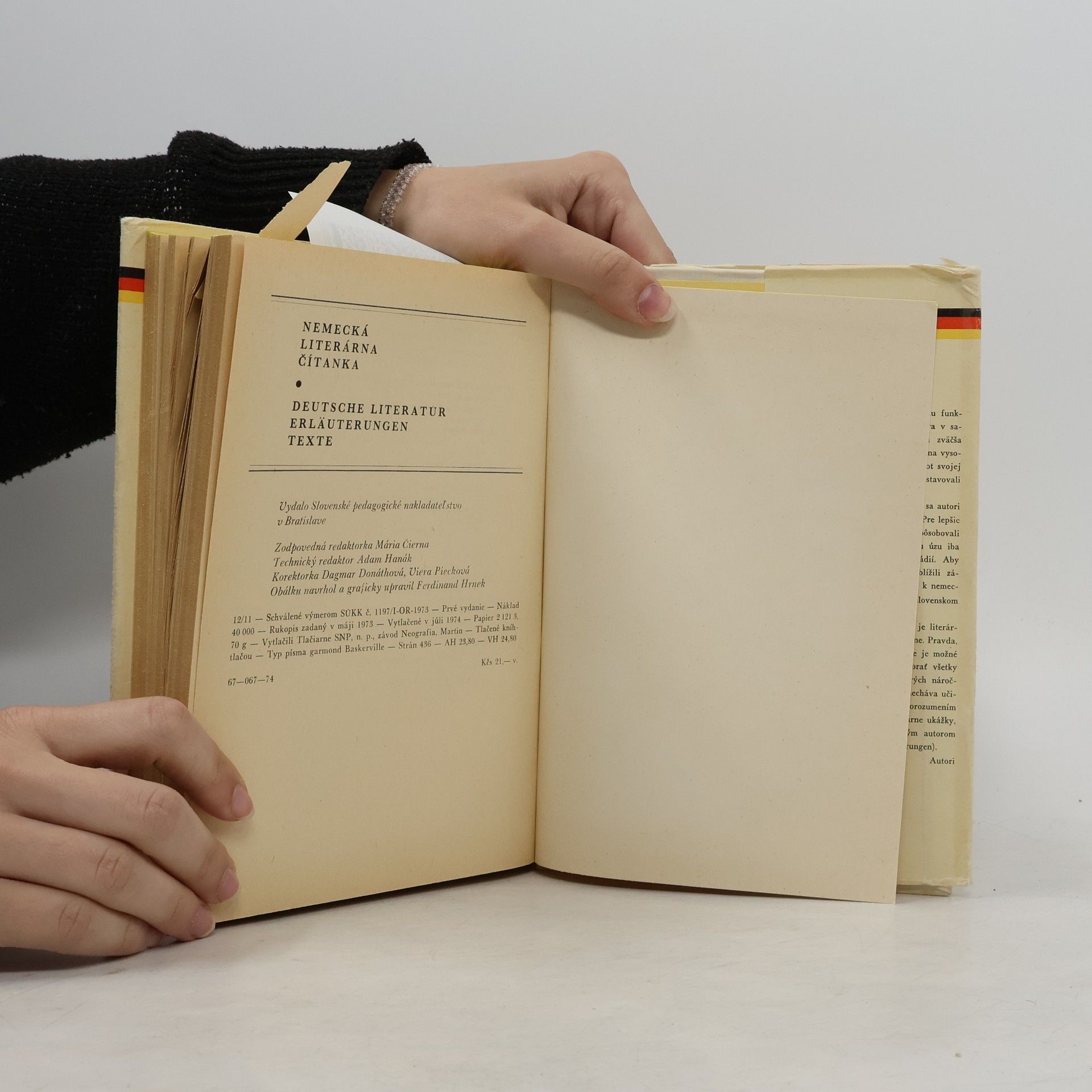 Elemír Terray Nemecká literárna čítanka. Deutsche Literatur erläuterungen Texte.