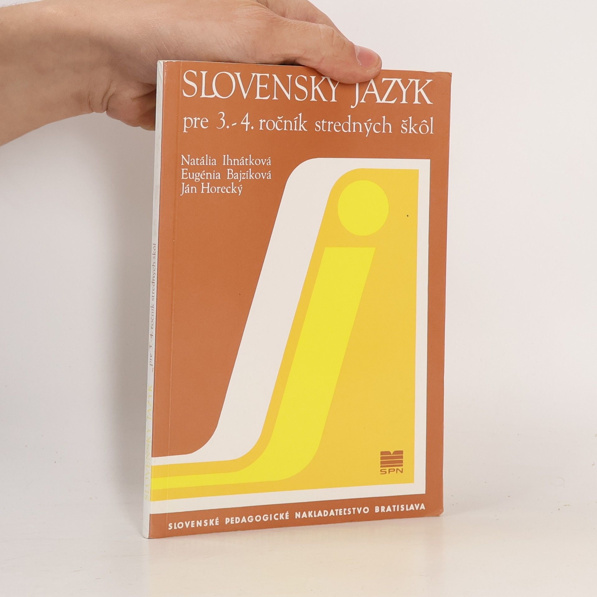 Ján Horecký Slovenský jazyk pre 3.-4. ročník stredných škôl