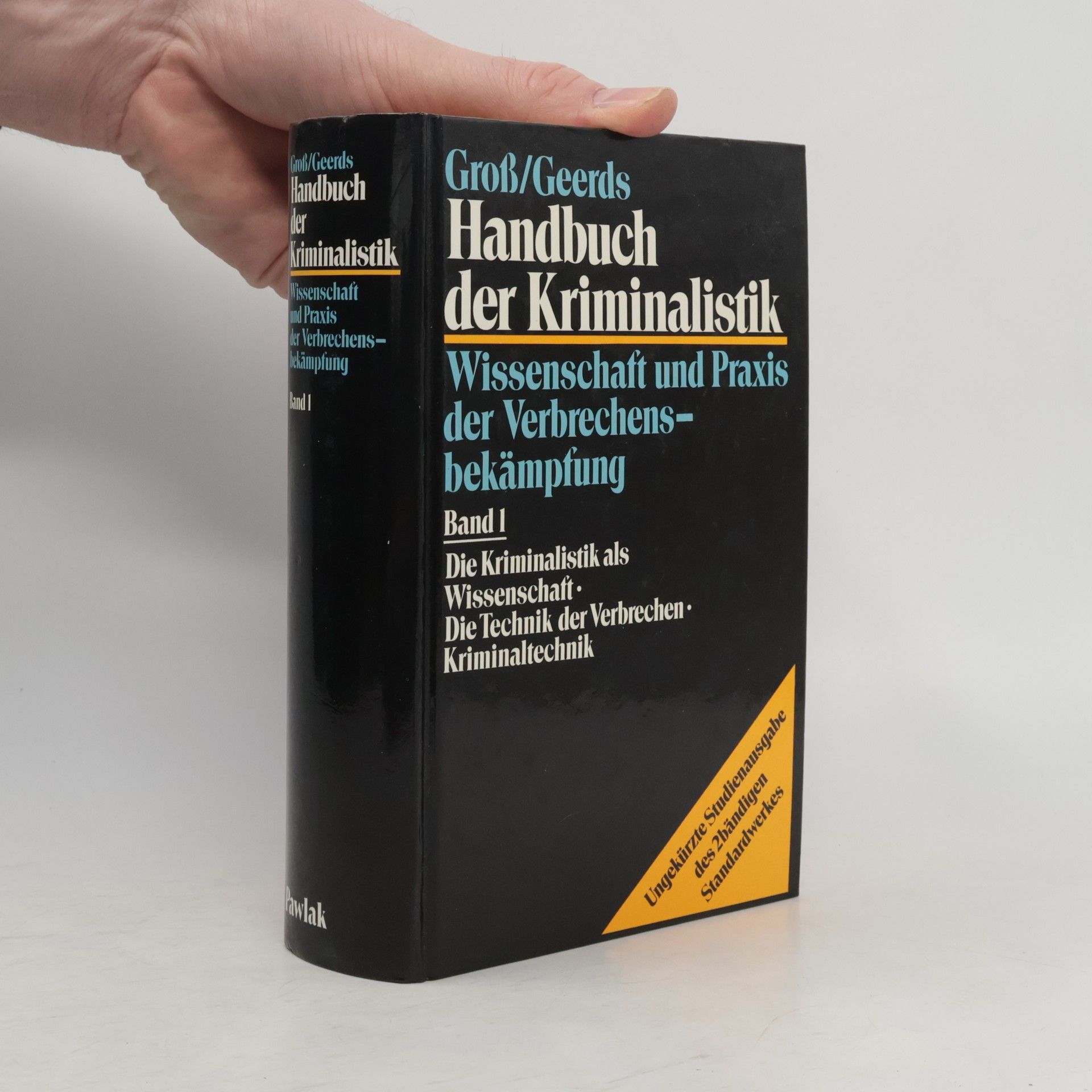 Hanns Gross Handbuch der Kriminalistik 1