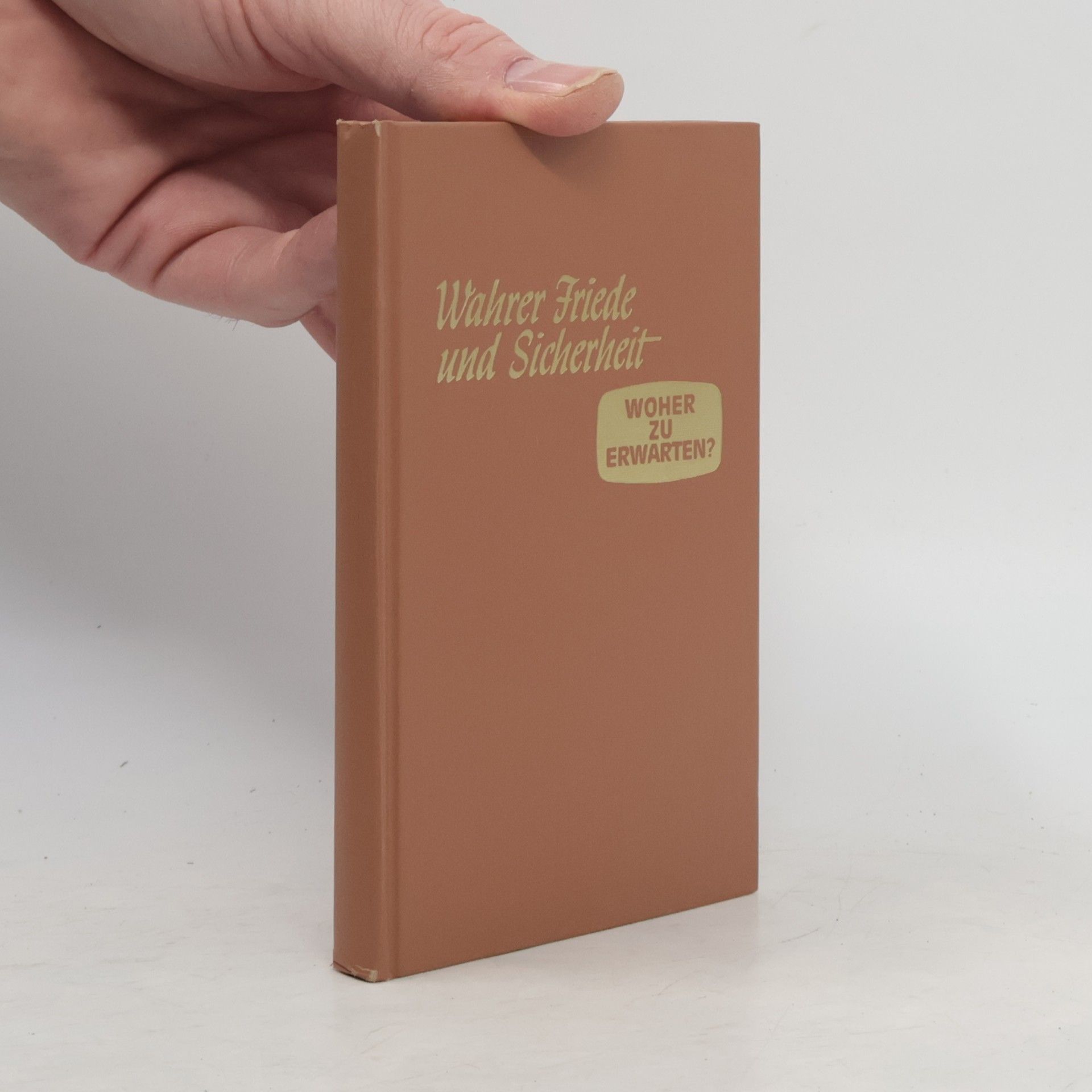 Kolektiv autorů Wahrer Friede und Sicherheit. Woher zu erwarten?