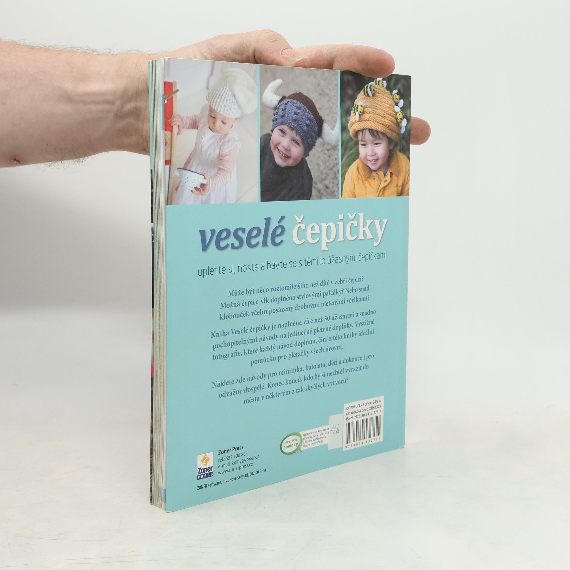Lynne Rowe Veselé čepičky. Upleťte si, noste a milujte tyto úžasné a zábavné čepičky