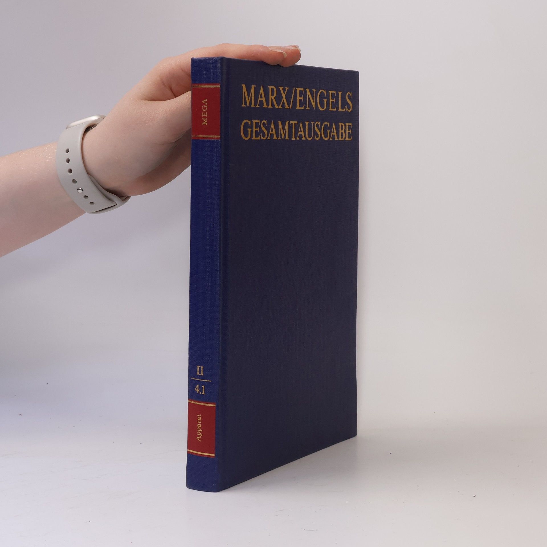 Karl Marx Marx/Engels Gesamtausgabe II/4.1