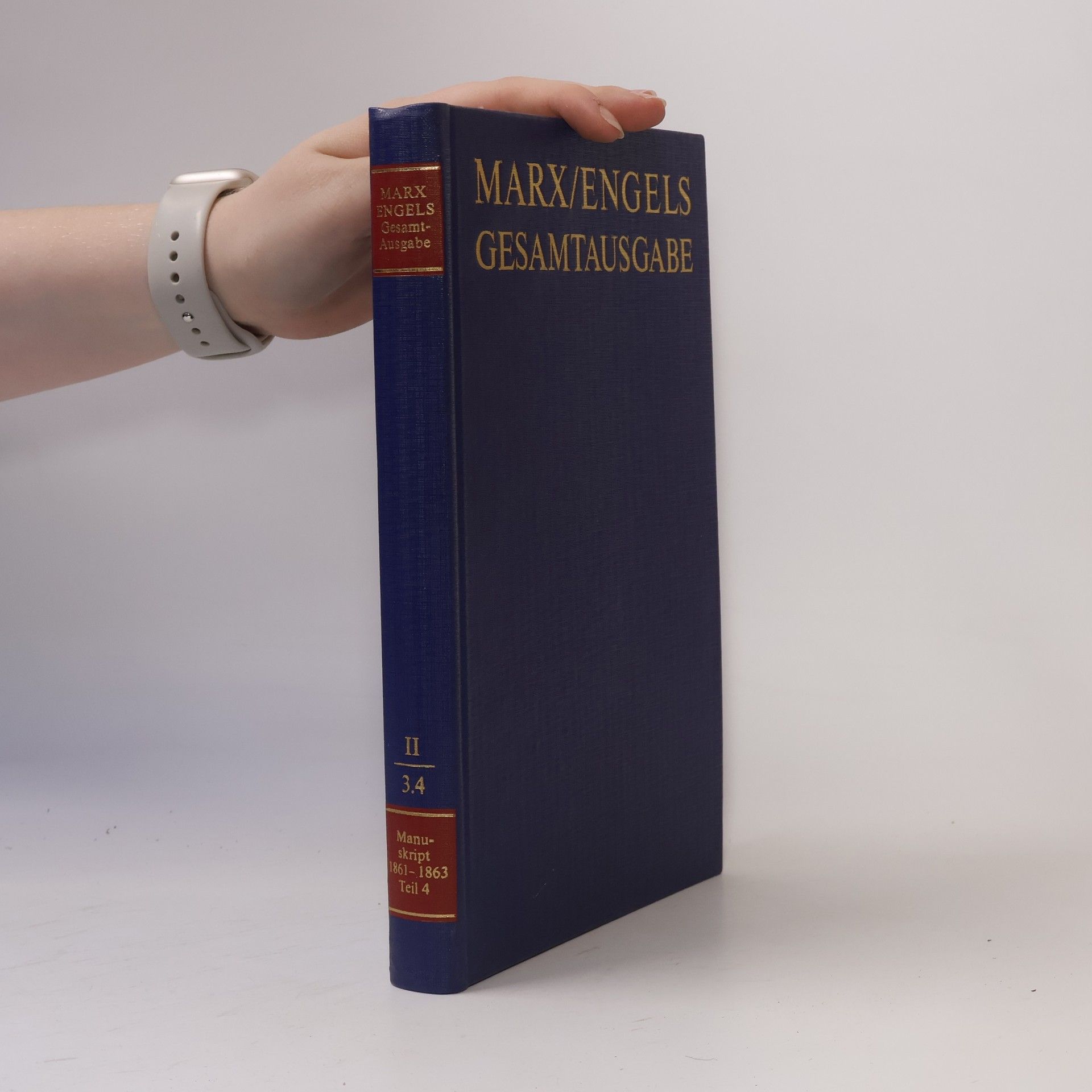Karl Marx Marx/Engels Gesamtausgabe II/3.4