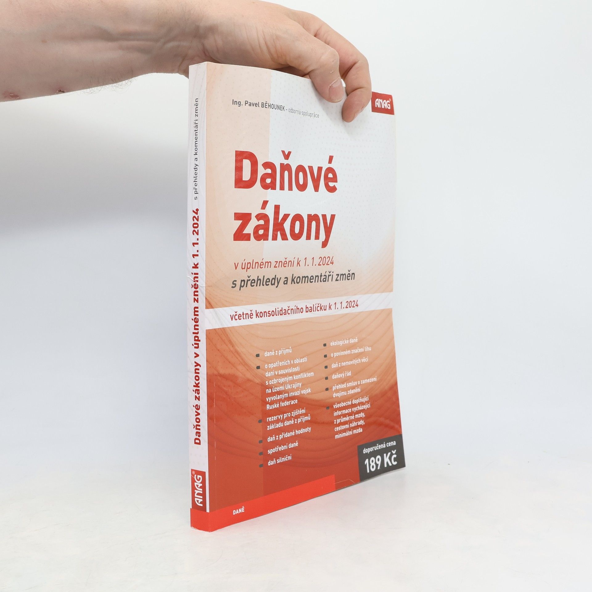 Daňové zákony v úplném znění k 1. 1. 2024