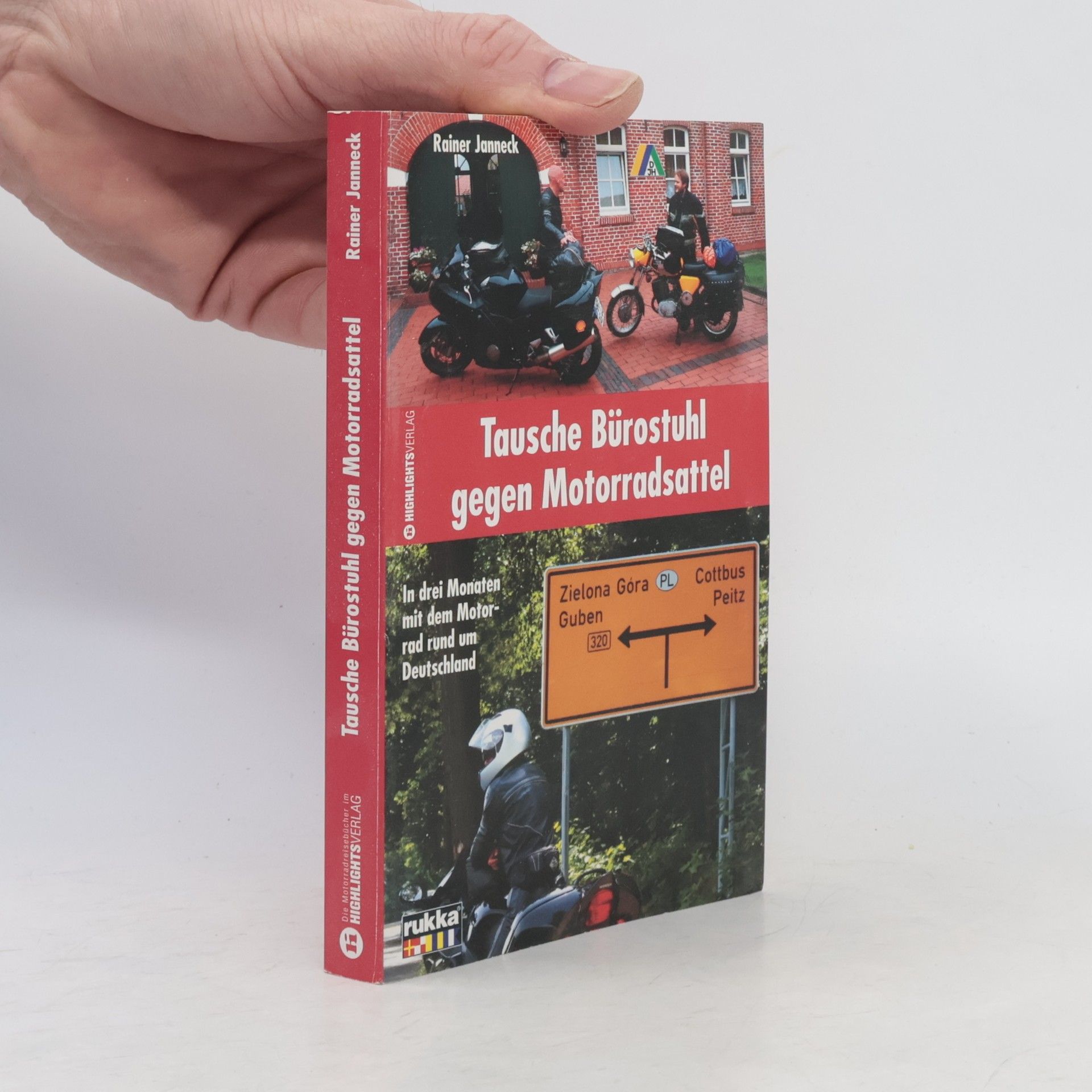 Rainer Janneck Tausche Bürostuhl gegen Motorradsattel