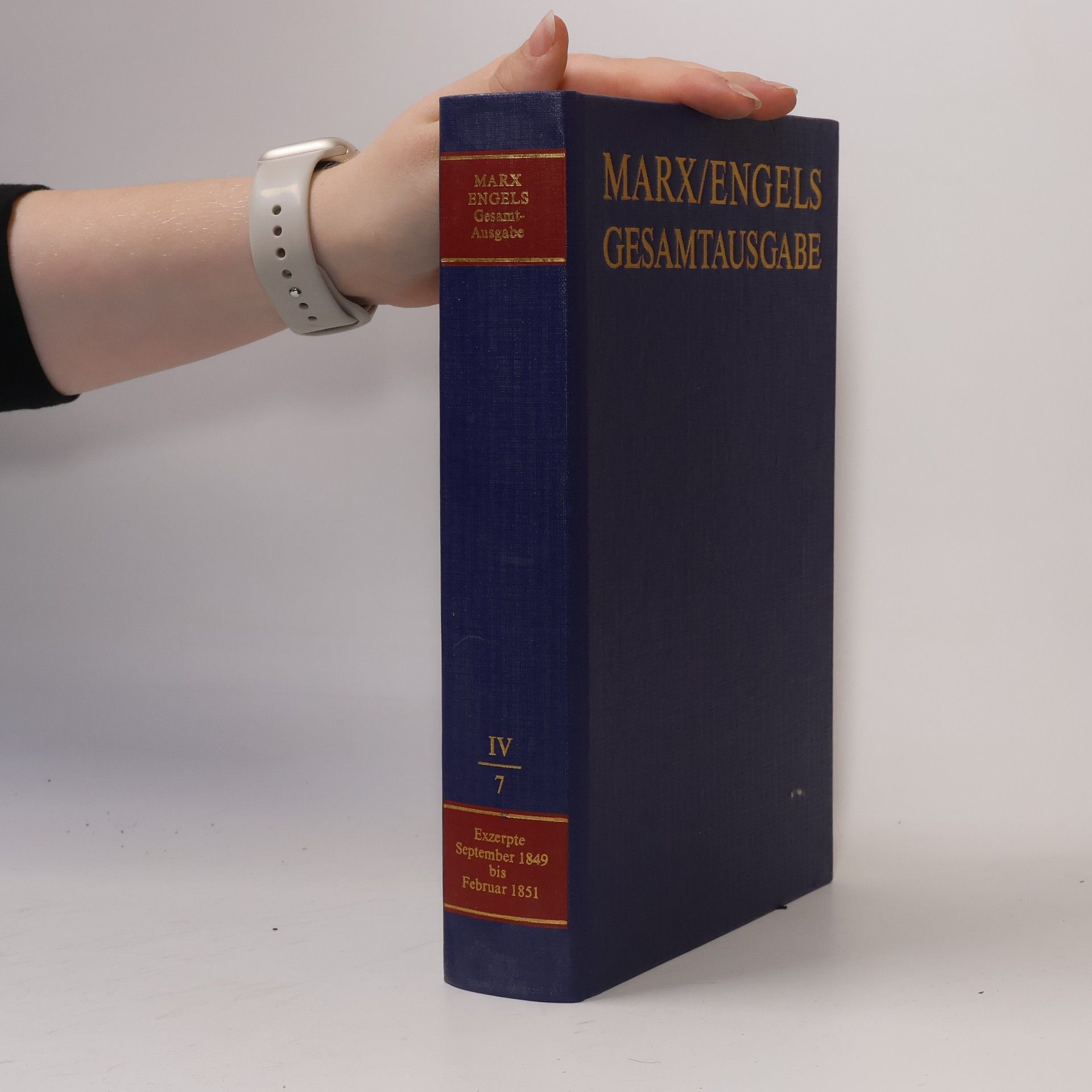Karl Marx Marx/Engels Gesamtausgabe IV/7