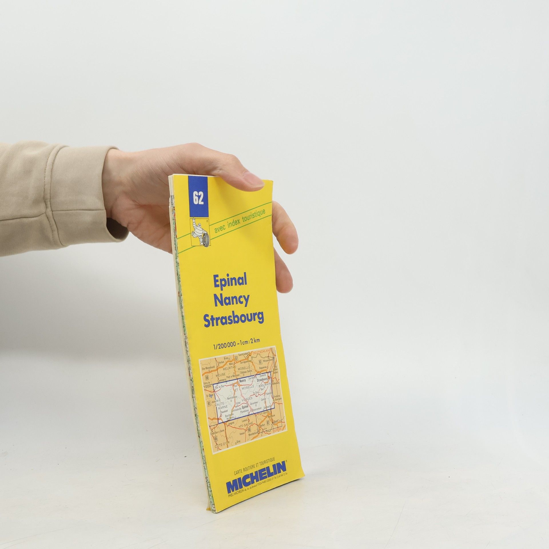 Michelin Michelin Epinal/Nancy/Strasbourg, France Map No. 62