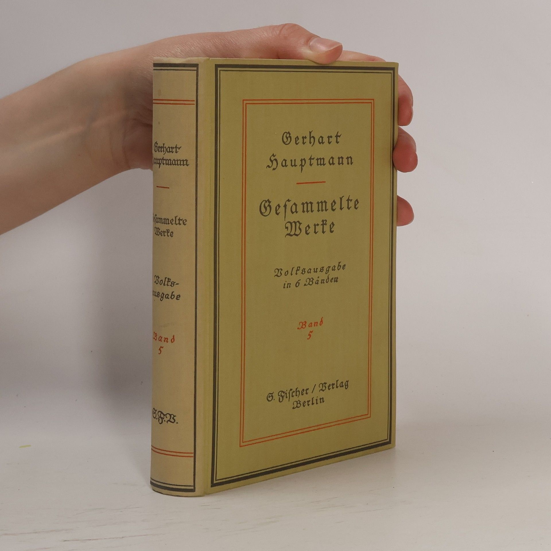 Gerhart Hauptmann Gesammelte Werke 5