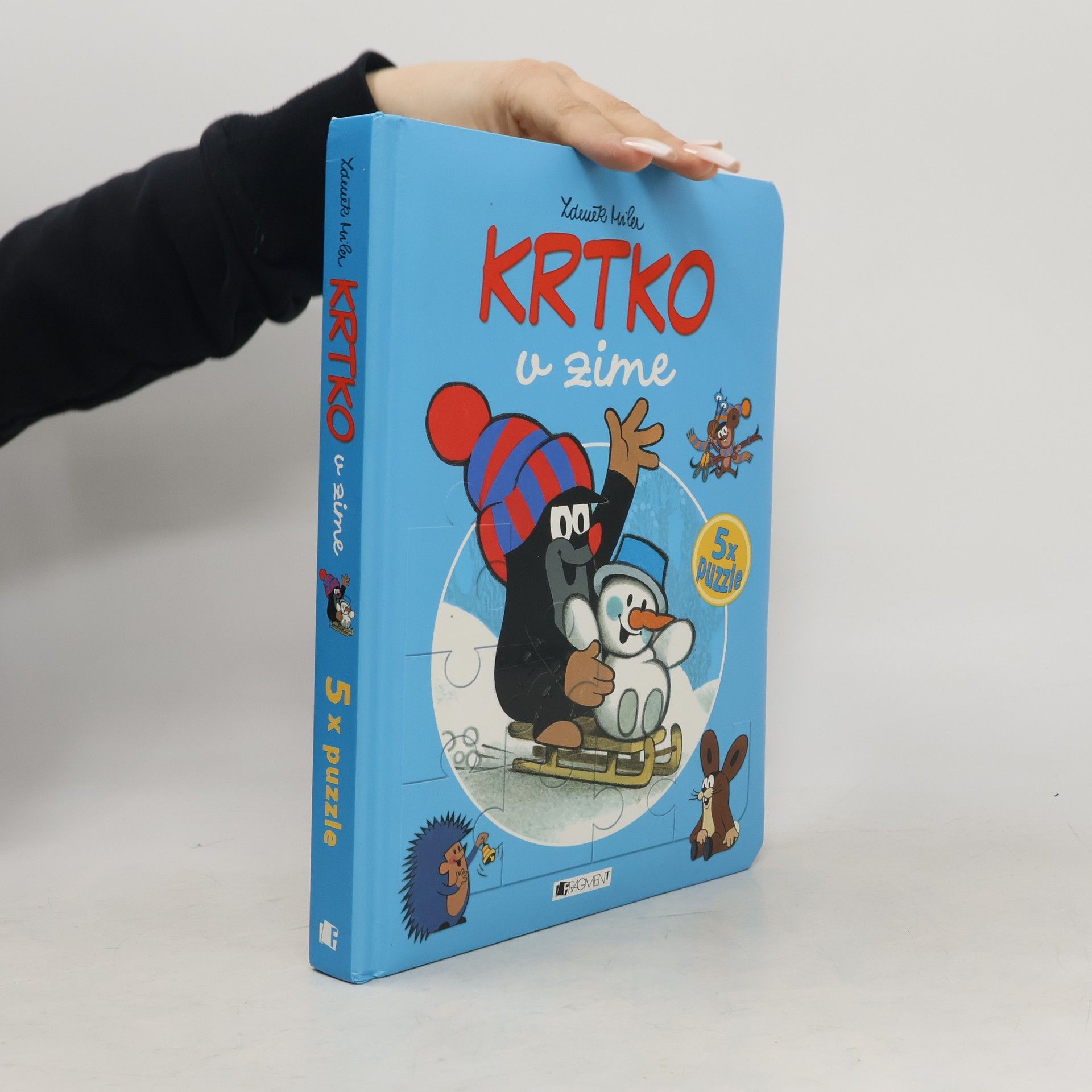 Krtko v zime. 5x puzzle
