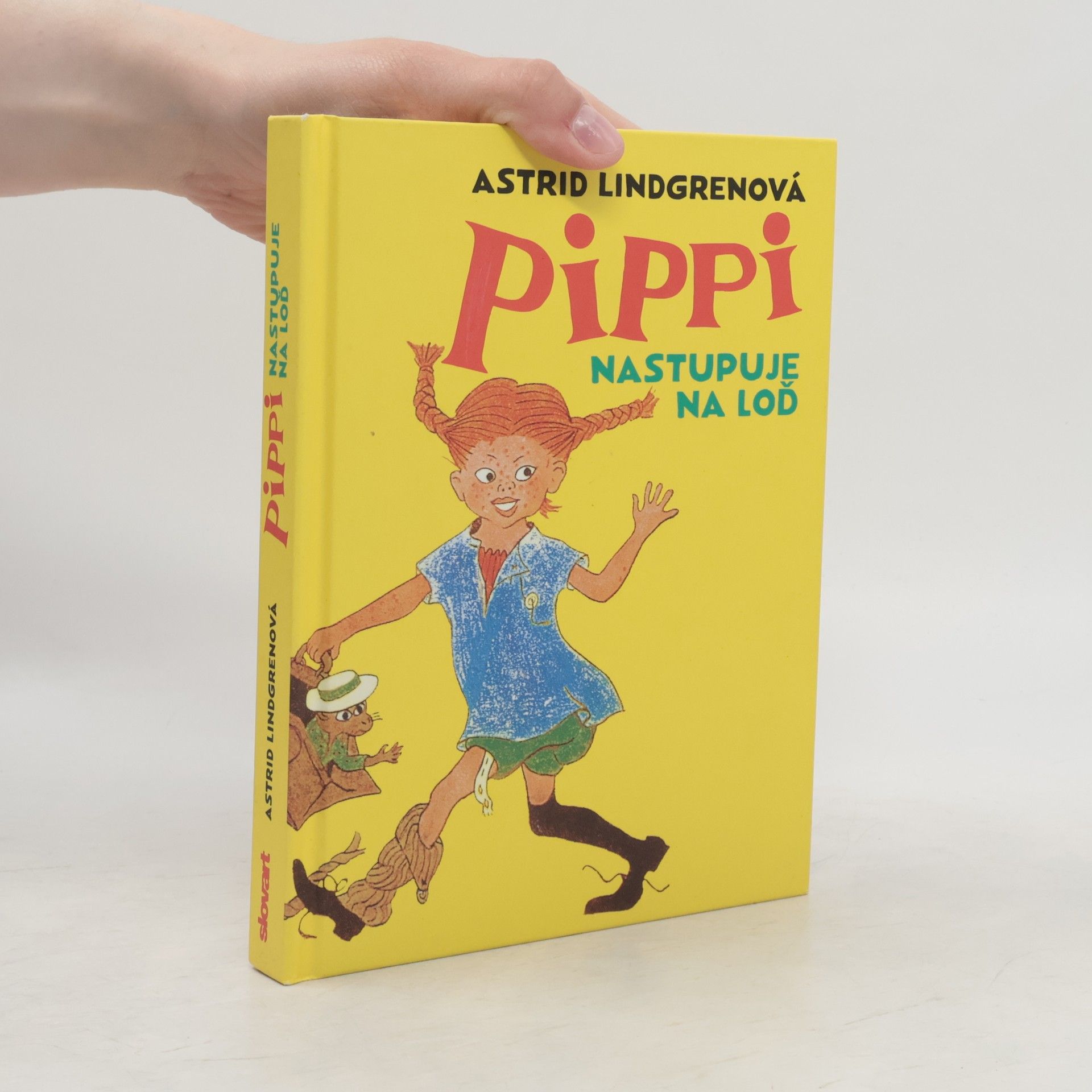 Astrid Lindgren Pippi nastupuje na ľoď