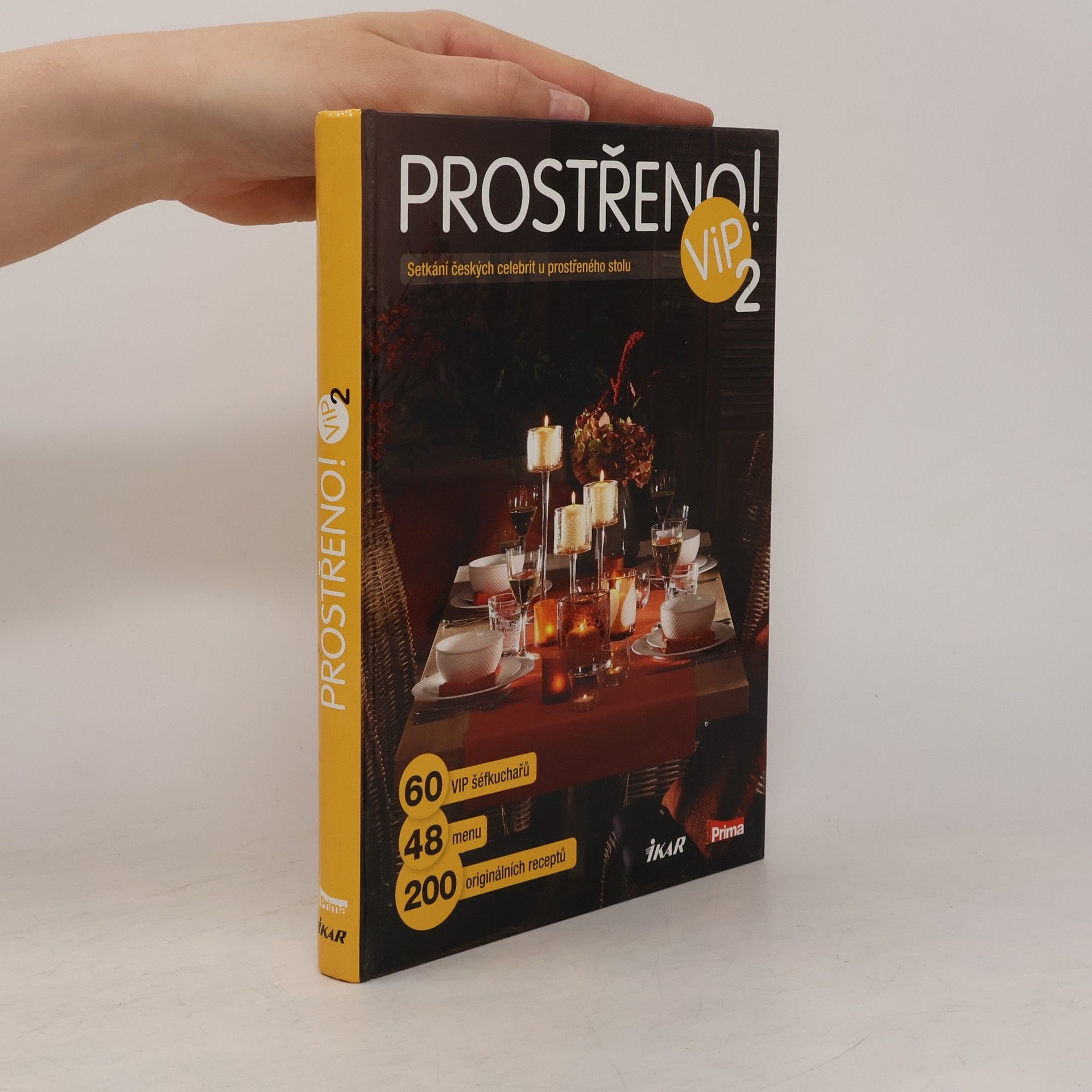 Marie Formáčková Prostřeno! ViP 2 setkání českých celebrit u prostřeného stolu