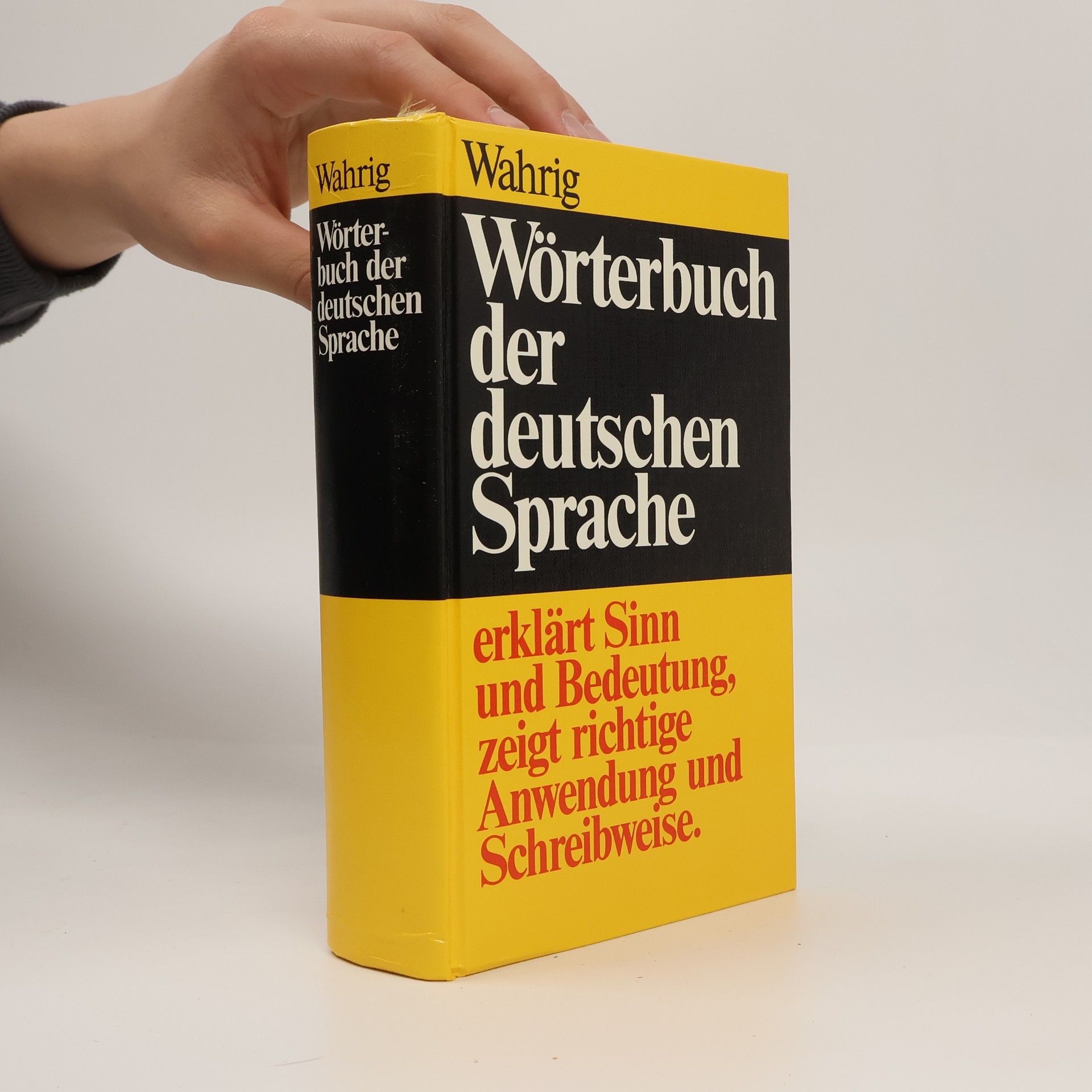Gerhard Wahrig Wörterbuch der deutschen Sprache