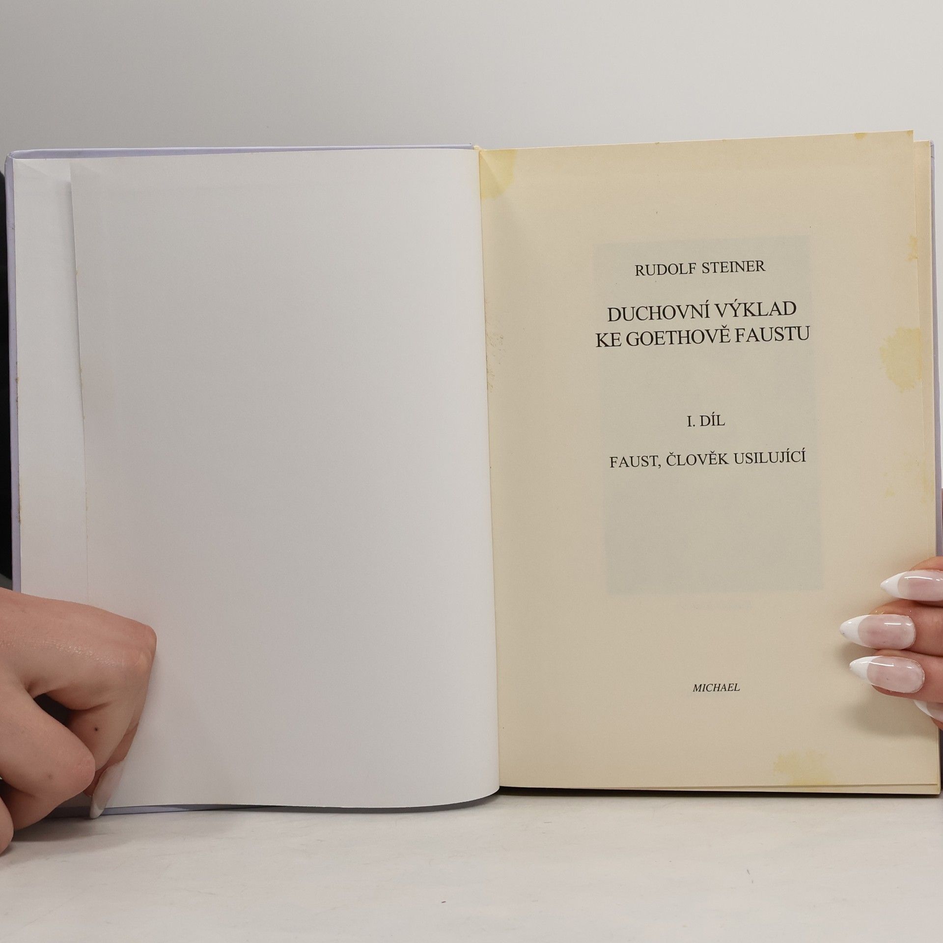Rudolf Steiner Duchovní výklad ke Goethově Faustu