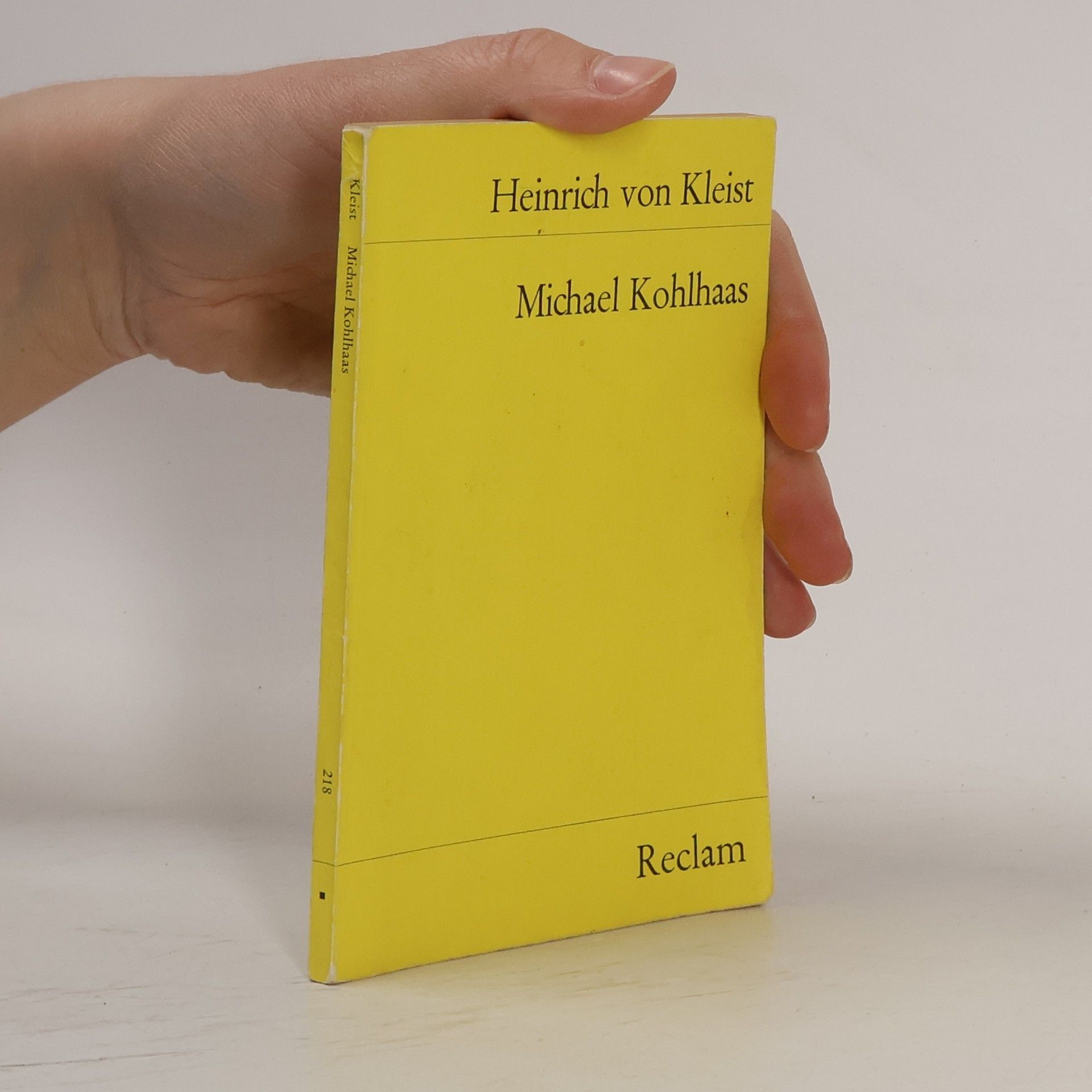 Heinrich von Kleist Michael Kohlhaas