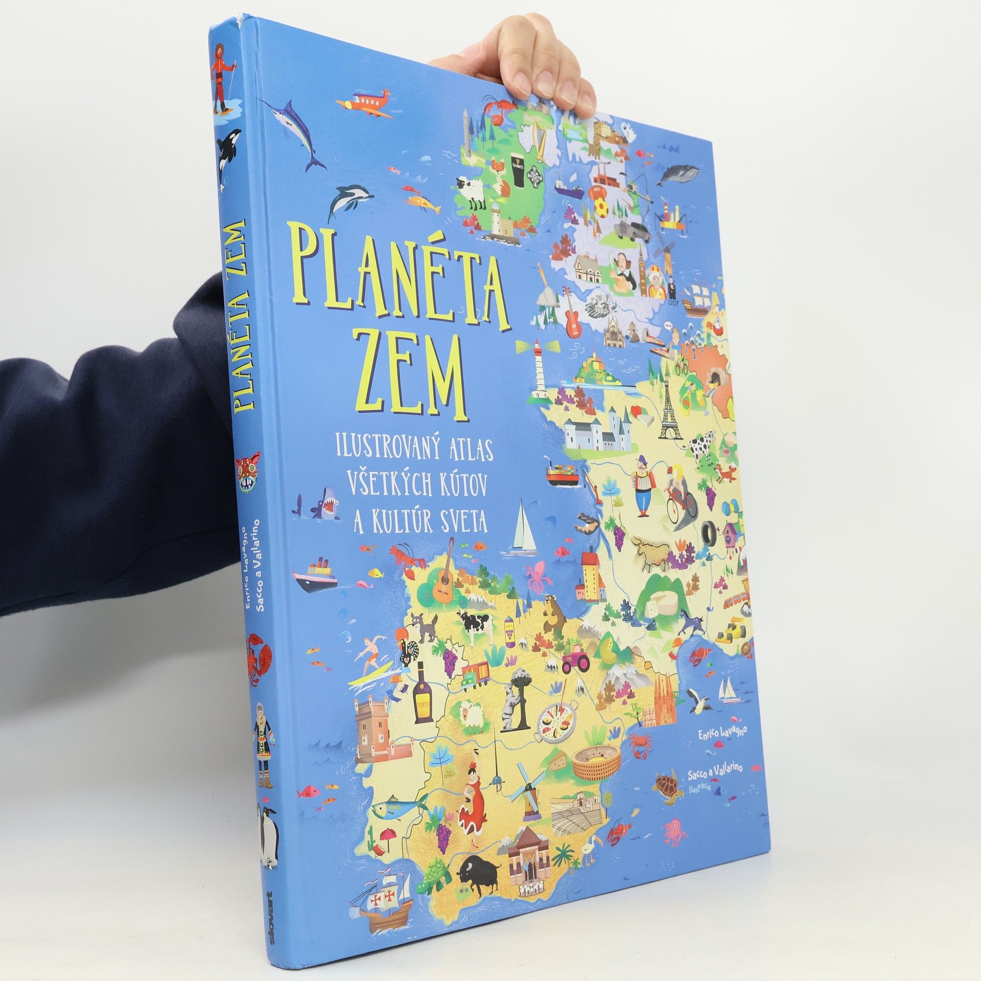 Sacco a Vallarino Planéta Zem: Ilustrovaný atlas všetkých kútov a kultúr sveta
