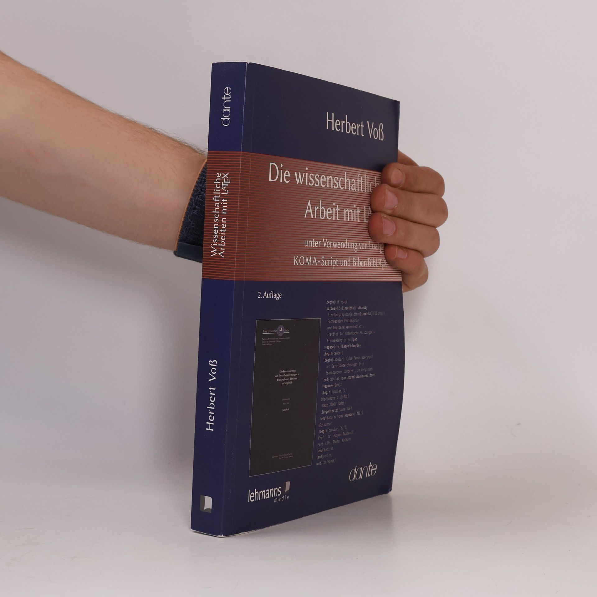 Herbert Voß Die wissenschaftliche Arbeit mit LaTeX