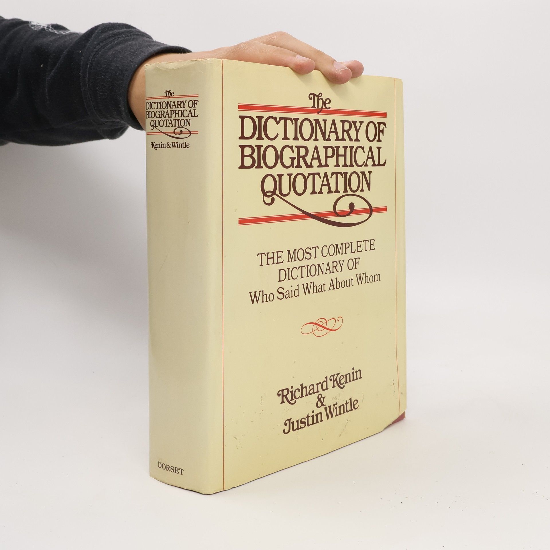 Richard Kenin The Dictionary of Biographical Quotation of British and American Subjects