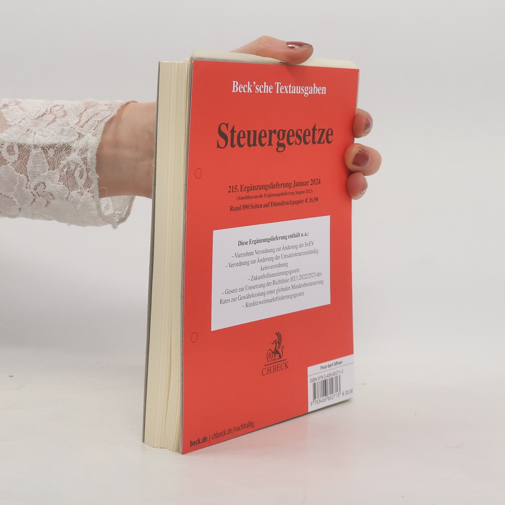 C. H. Beck Steuergesetze 215. Ergänzungslieferung