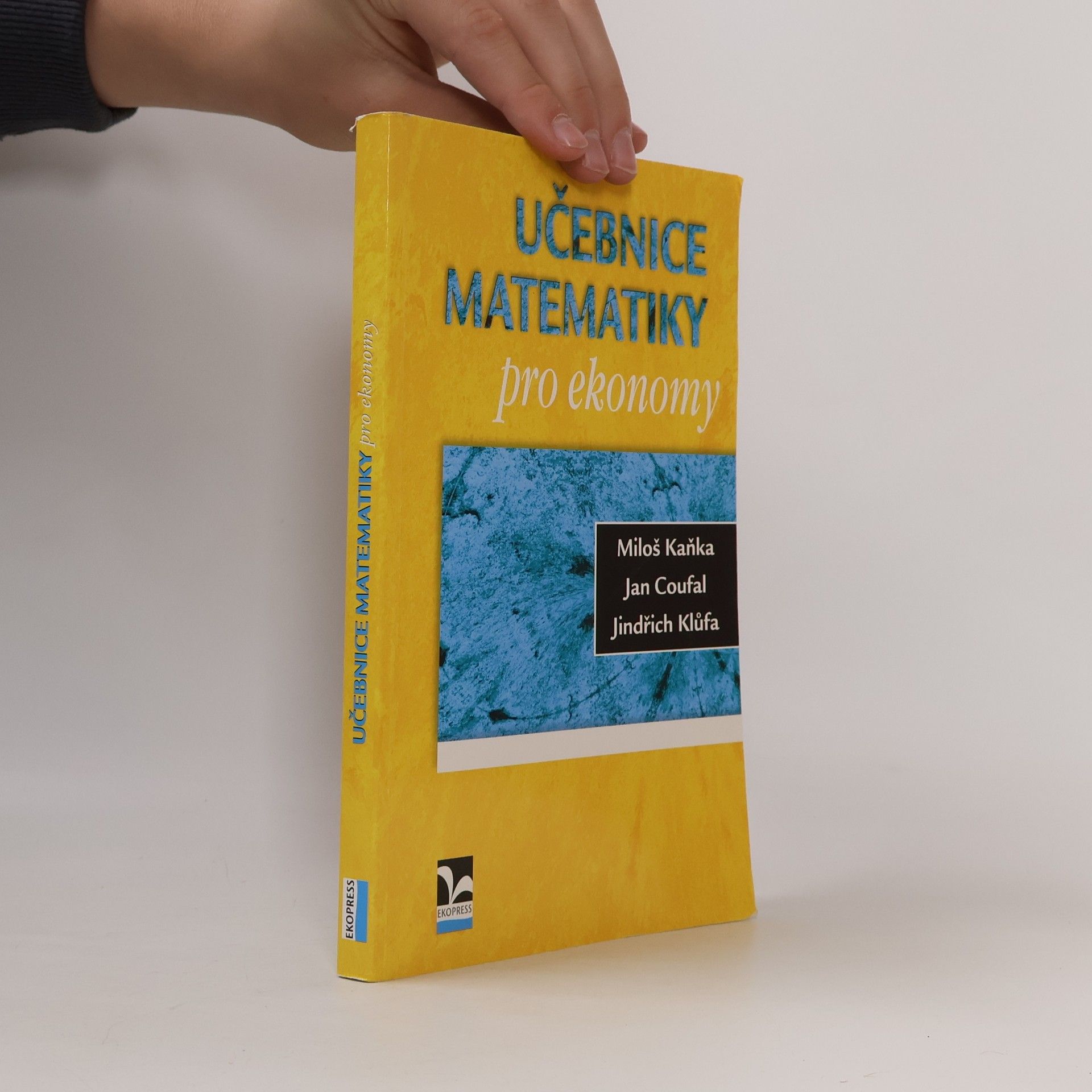 Jindřich Klůfa Učebnice matematiky pro ekonomy