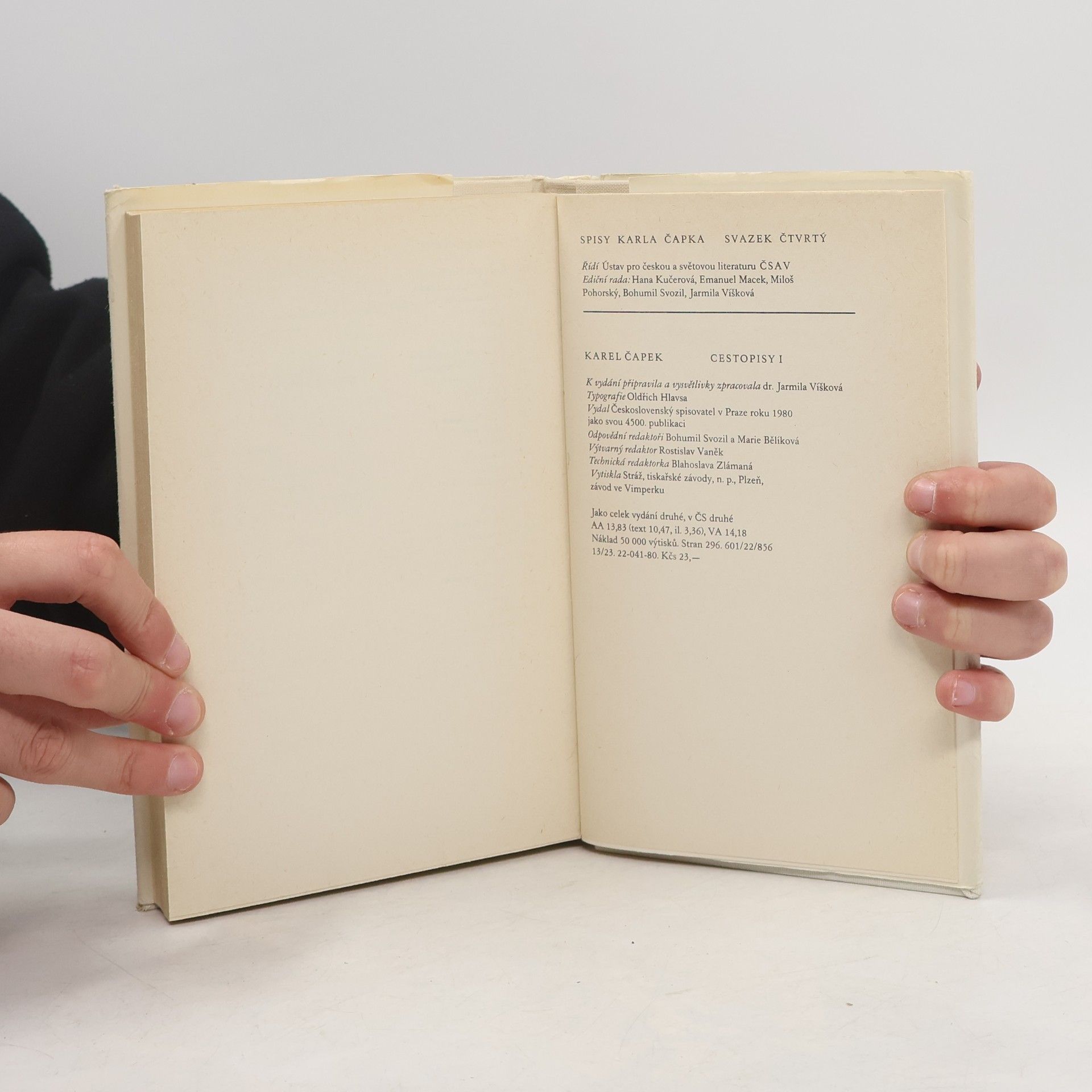 Karel Čapek Spisy Karla Čapka. Cestopisy I.