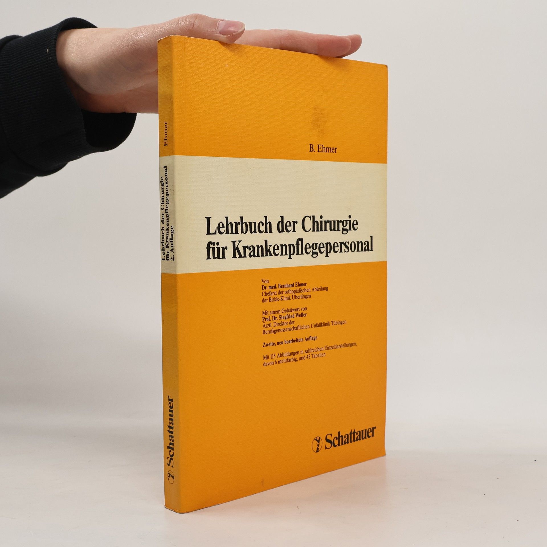 Bernhard Ehmer Lehrbuch der Chirurgie für Krankenpflegepersonal