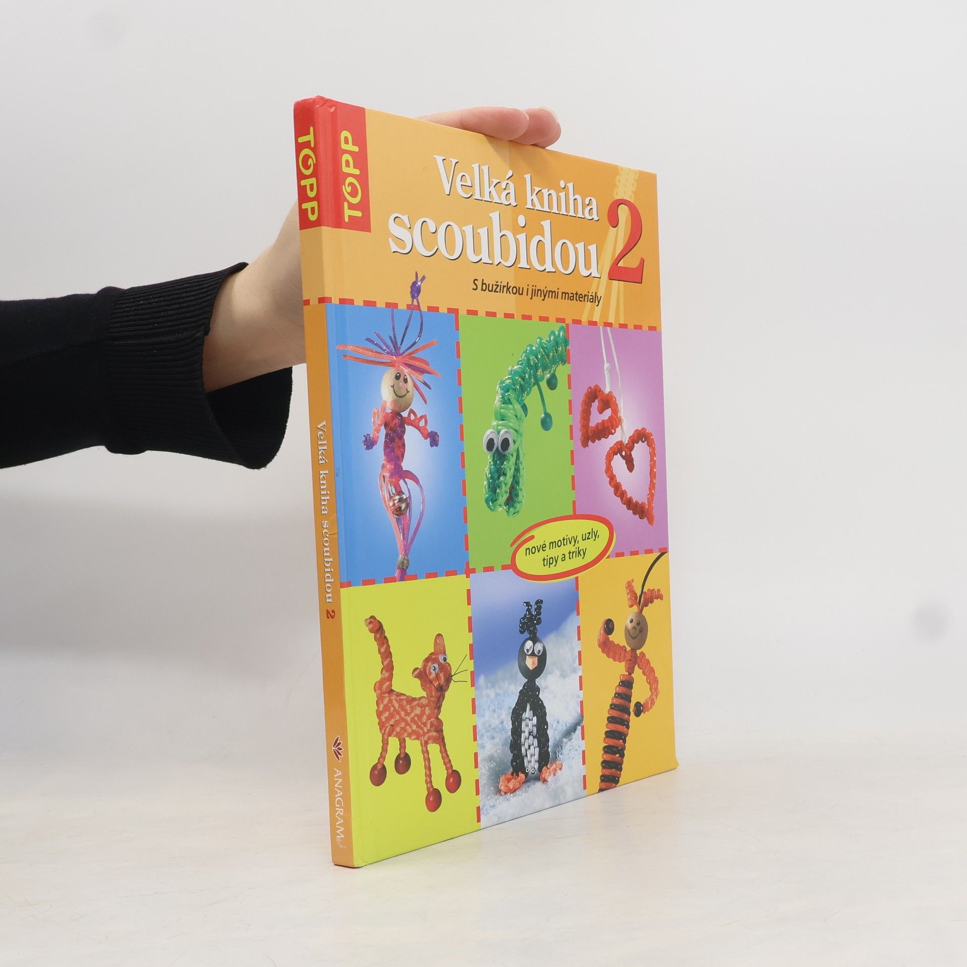 Inge Walz Velká kniha scoubidou 2. Nové motivy, uzly, tipy a triky. S bužírkou i jinými materiály