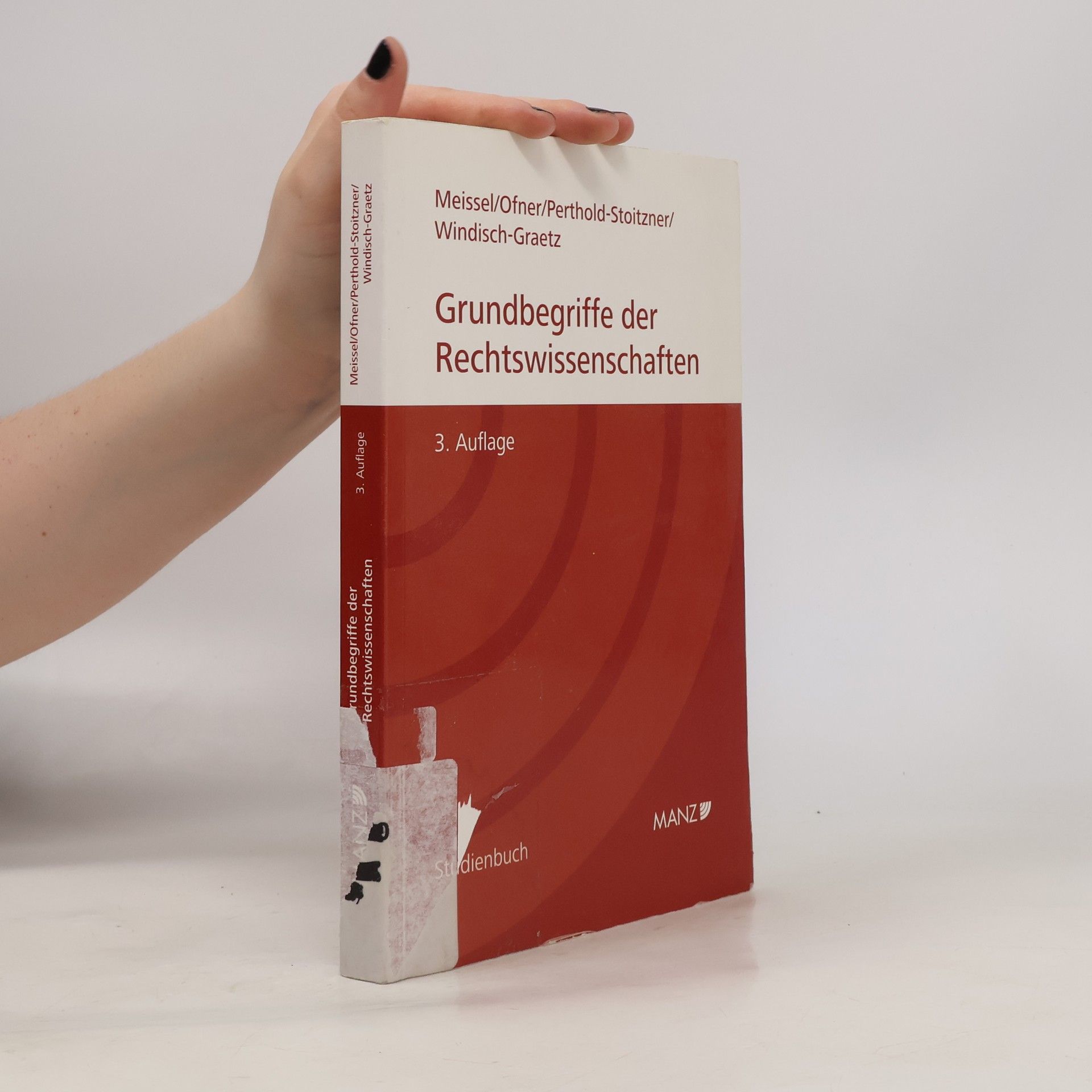 Windisch-Graetz Grundbegriffe der Rechtswissenschaften - 3. Auflage