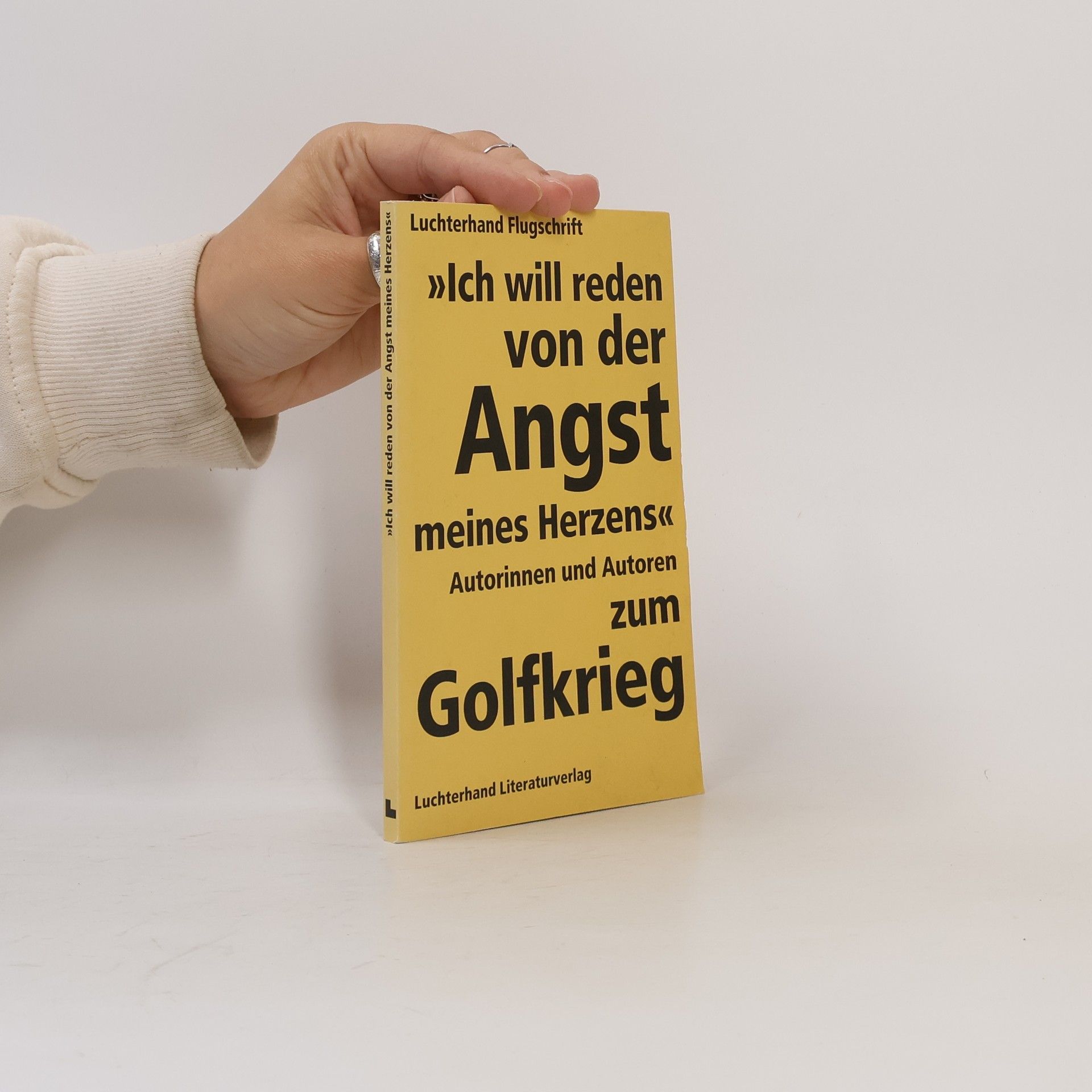 Autorenkollektiv Ich will reden von der Angst meines Herzens