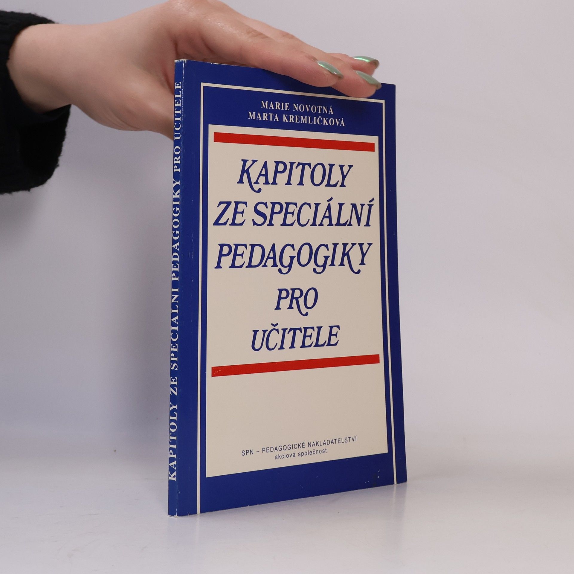 Marta Kremličková Kapitoly ze speciální pedagogiky pro učitele