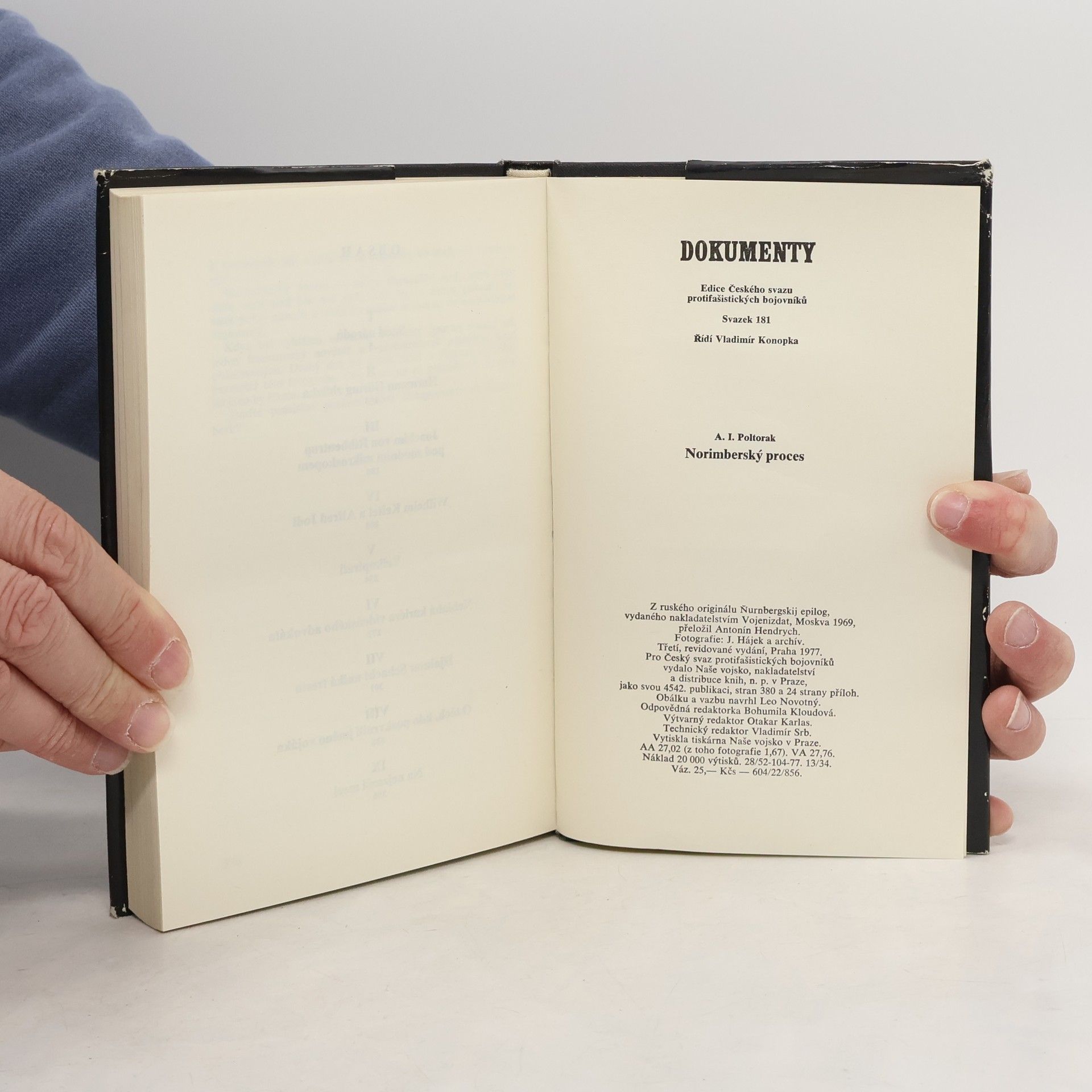 Antonín Hendrych Norimberský proces