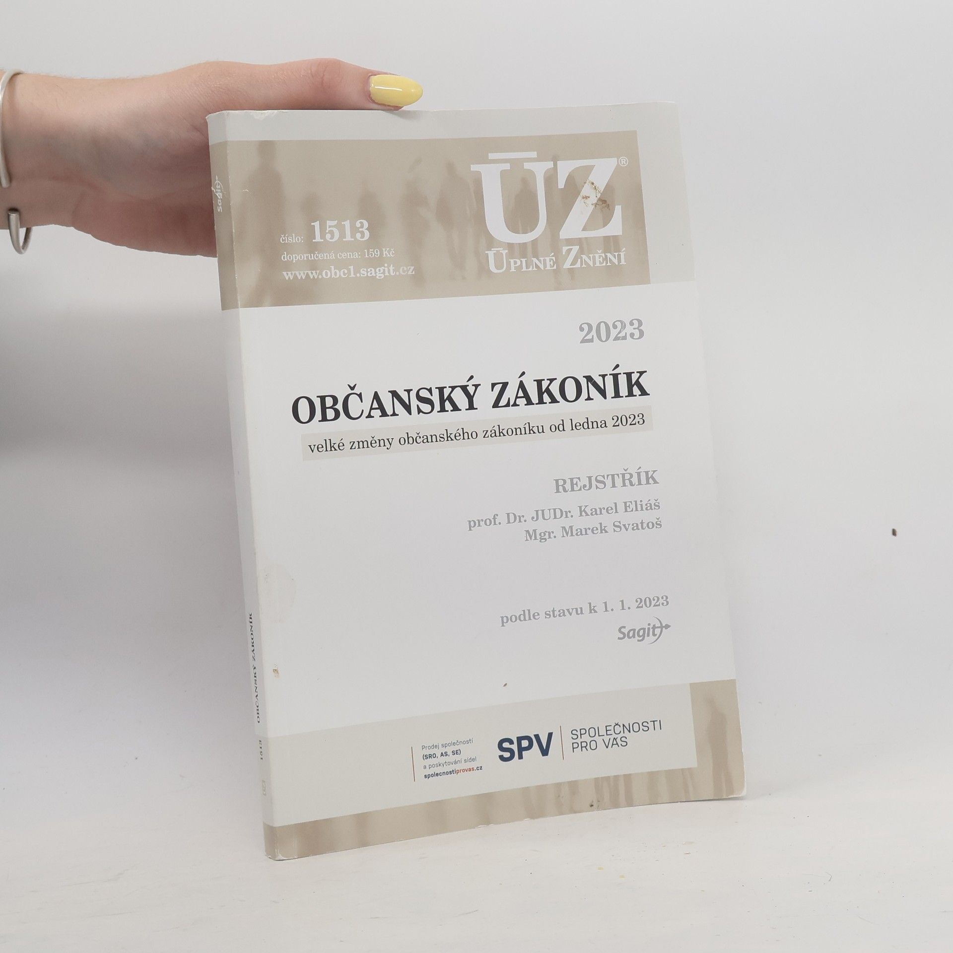 Karel Eliáš Občanský zákoník [ÚZ 2023 č. 1513] : velké změny občanského zákoníku od ledna 2023