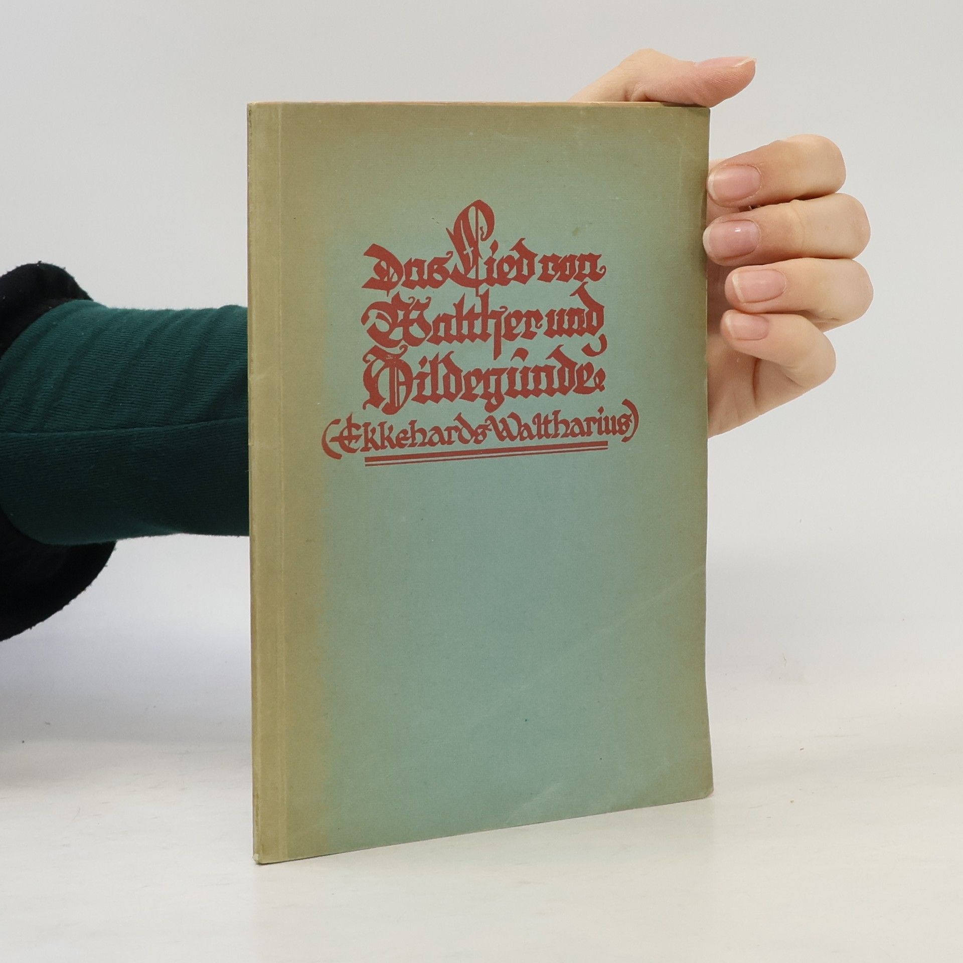 Paul von Winterfeld Das Lied von Walther und Hildegunde