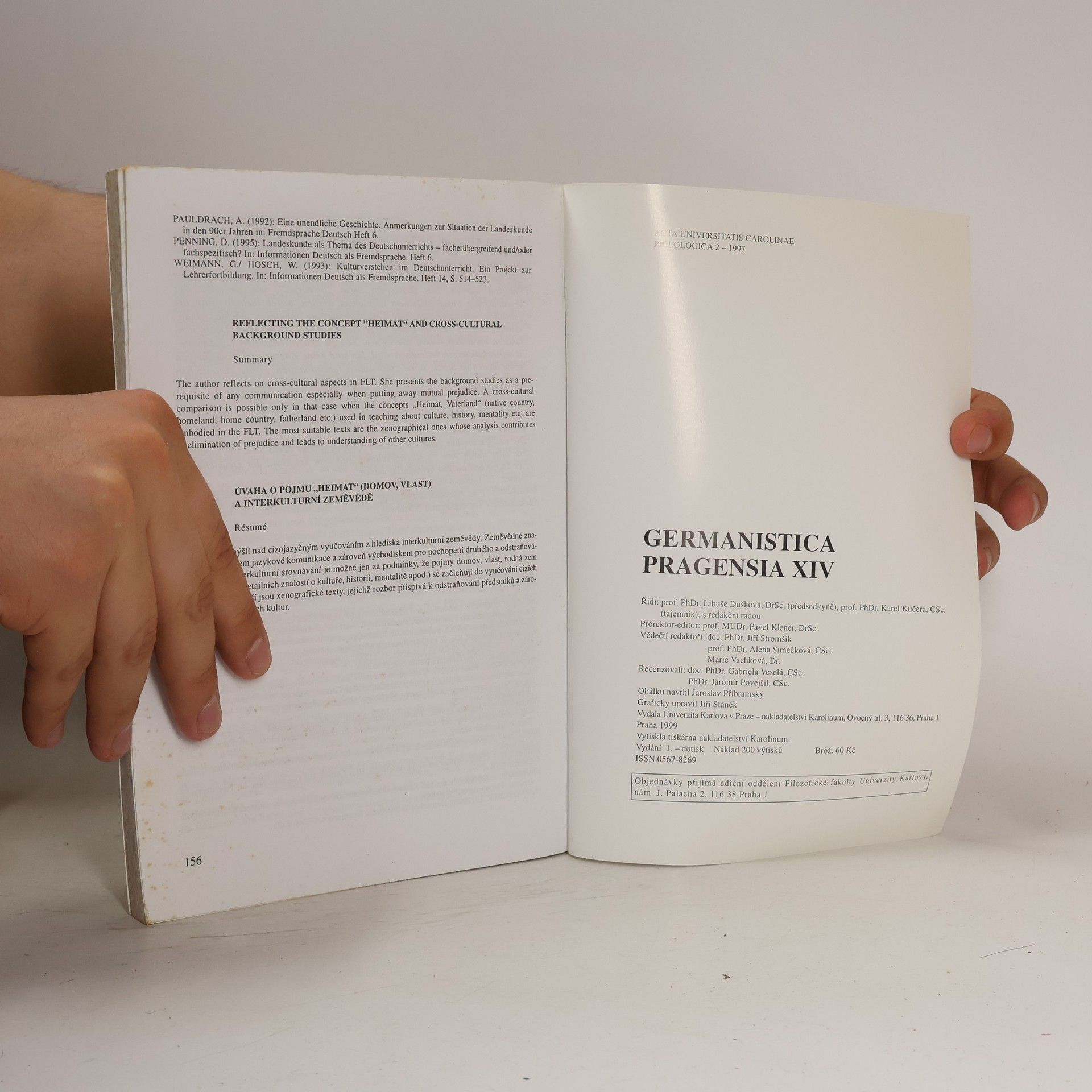 Collectif d'auteurs Germanistica Pragensia XIV