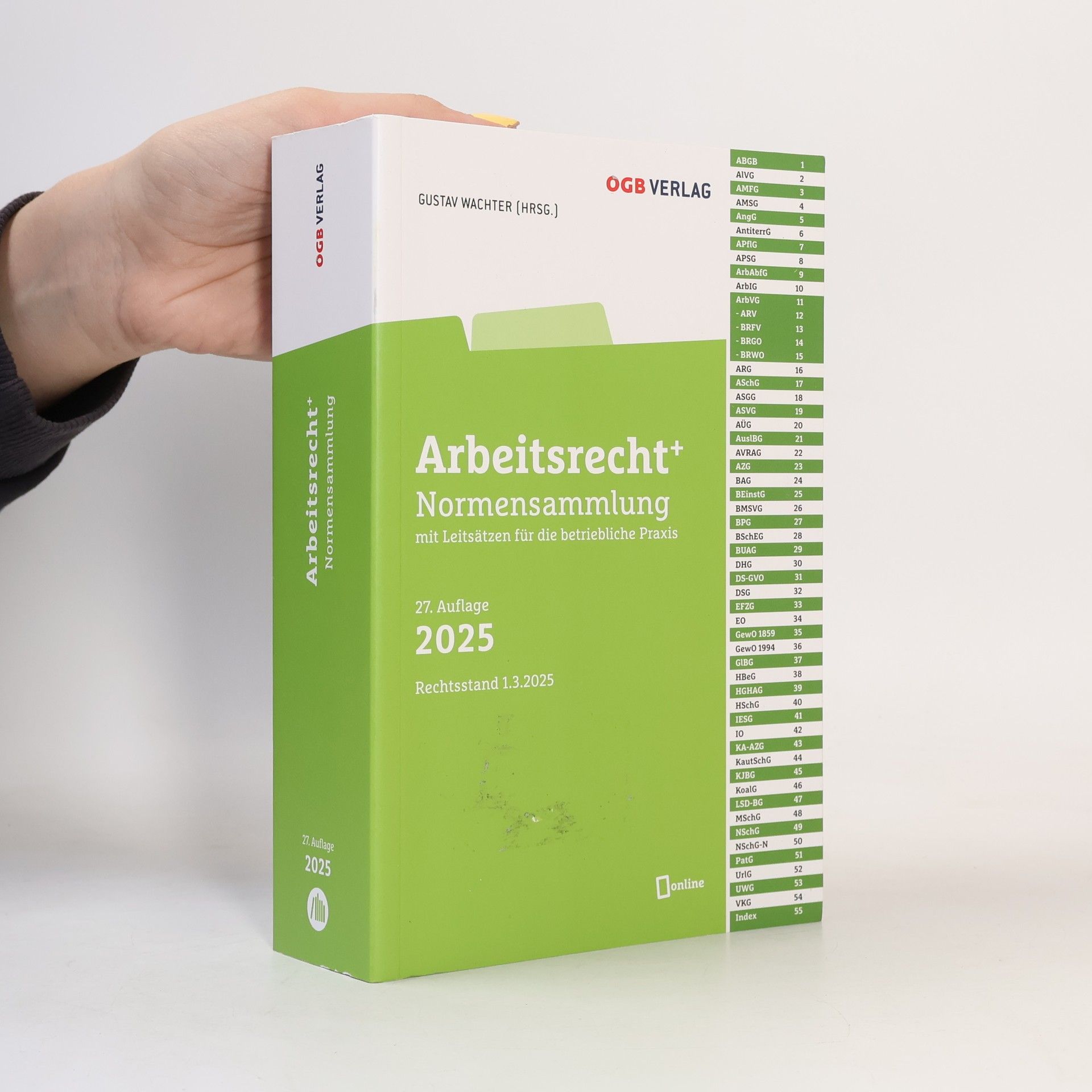 Gustav Wachter Arbeitsrecht+ Normensammlung 2025