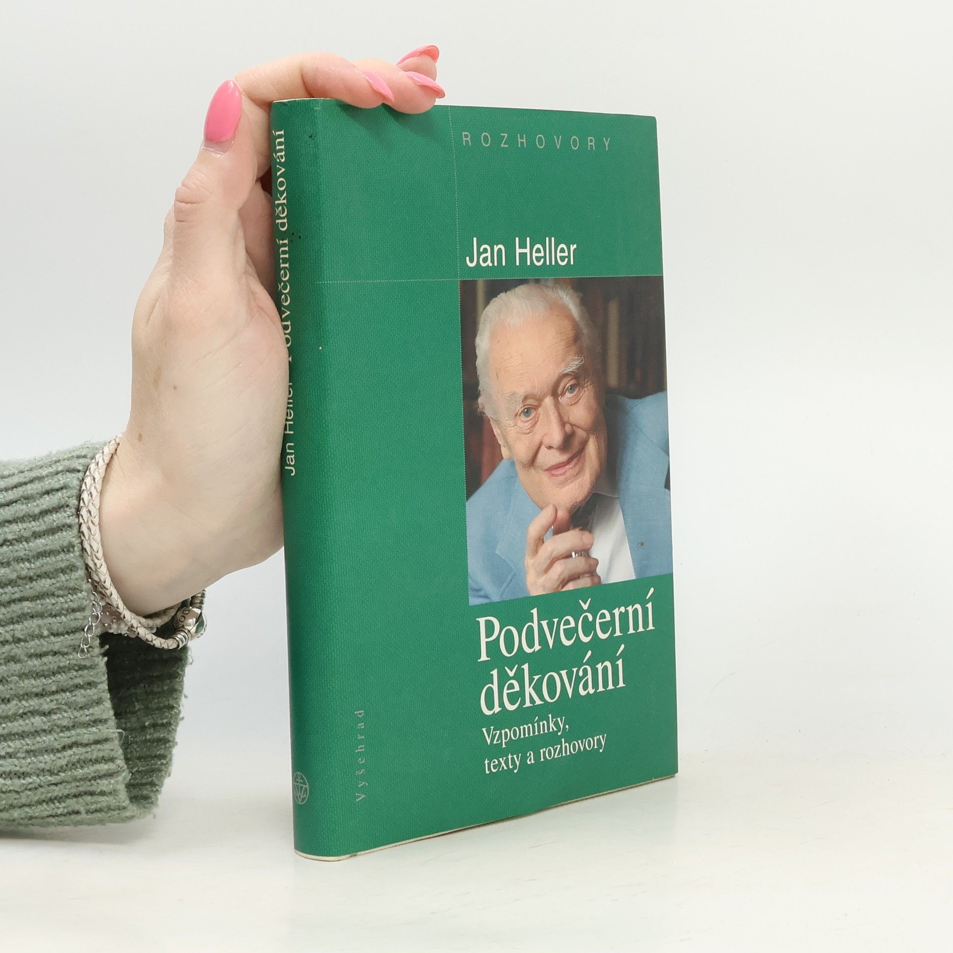 Jan Heller Podvečerní děkování : vzpomínky, texty a rozhovory