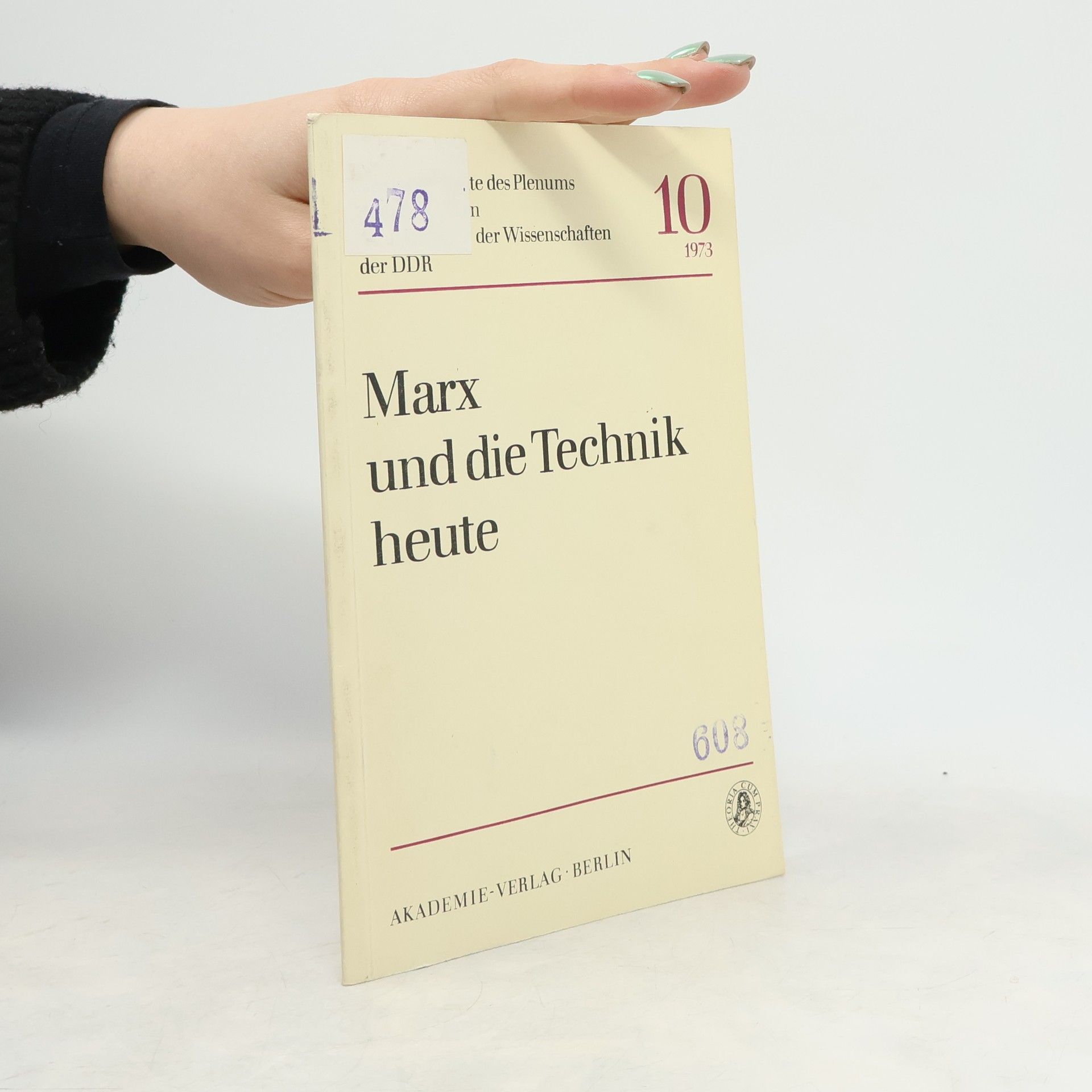 Werner Kalweit Marx und die Technik heute