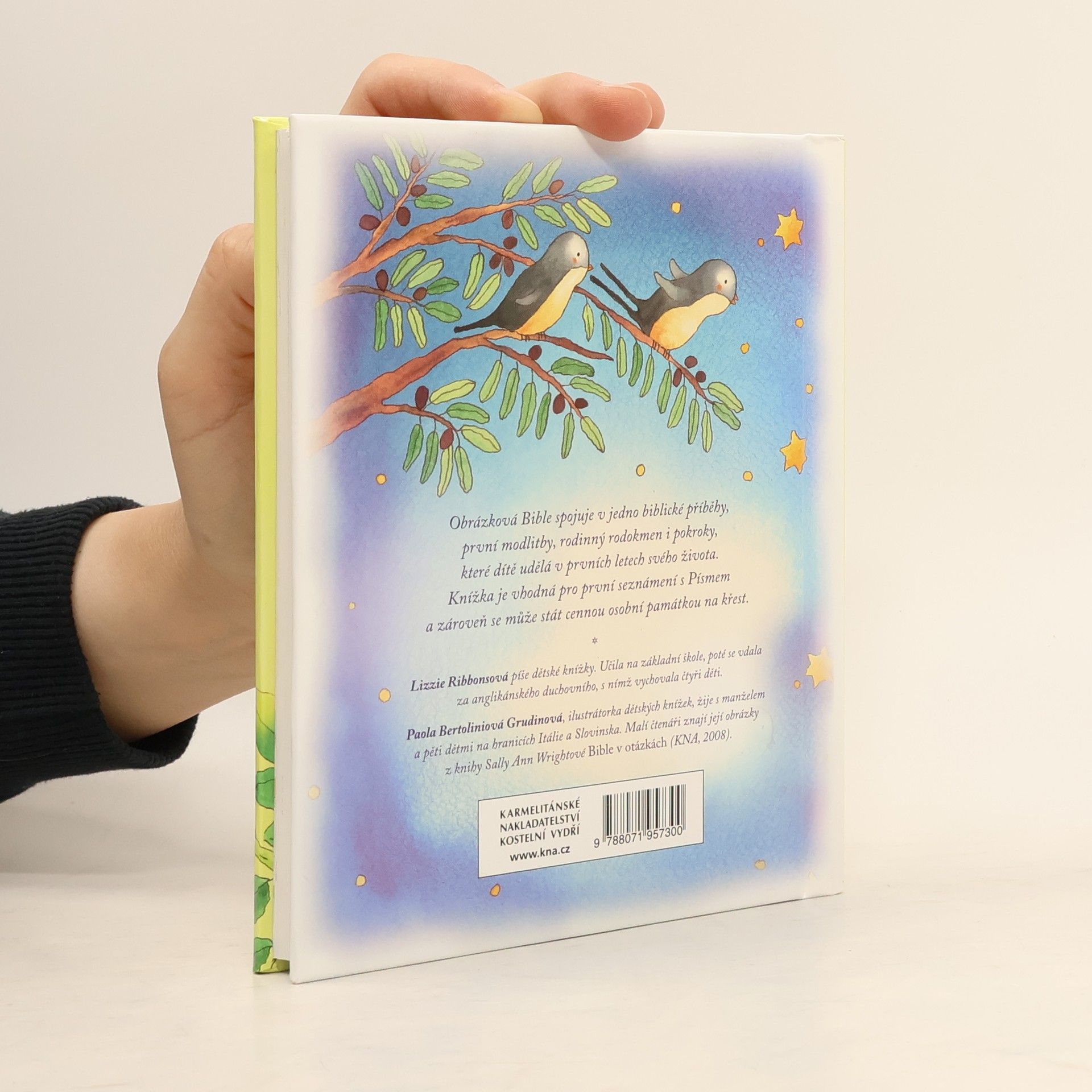 Lizzie Ribbons Bible ke křtu