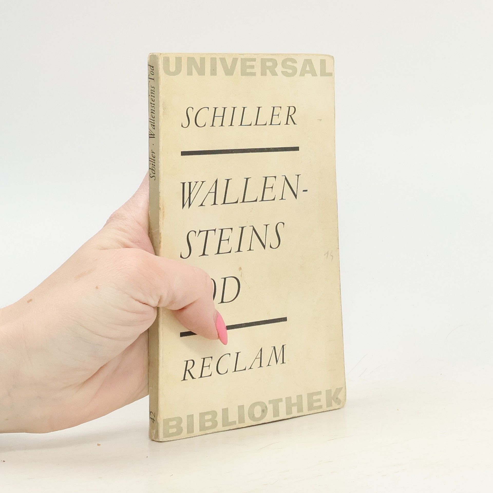 Friedrich Schiller Wallensteins Tod