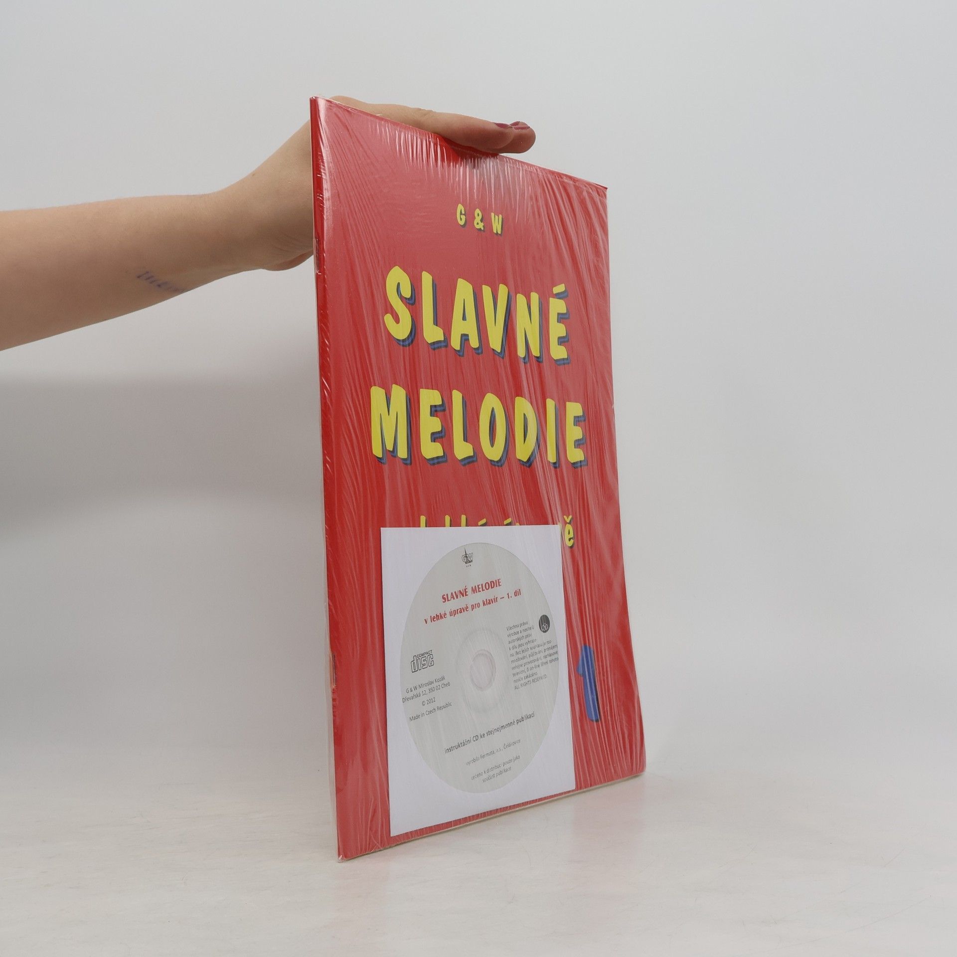 G+W Slavné melodie v lehké úpravě pro klavír 1.díl+CD