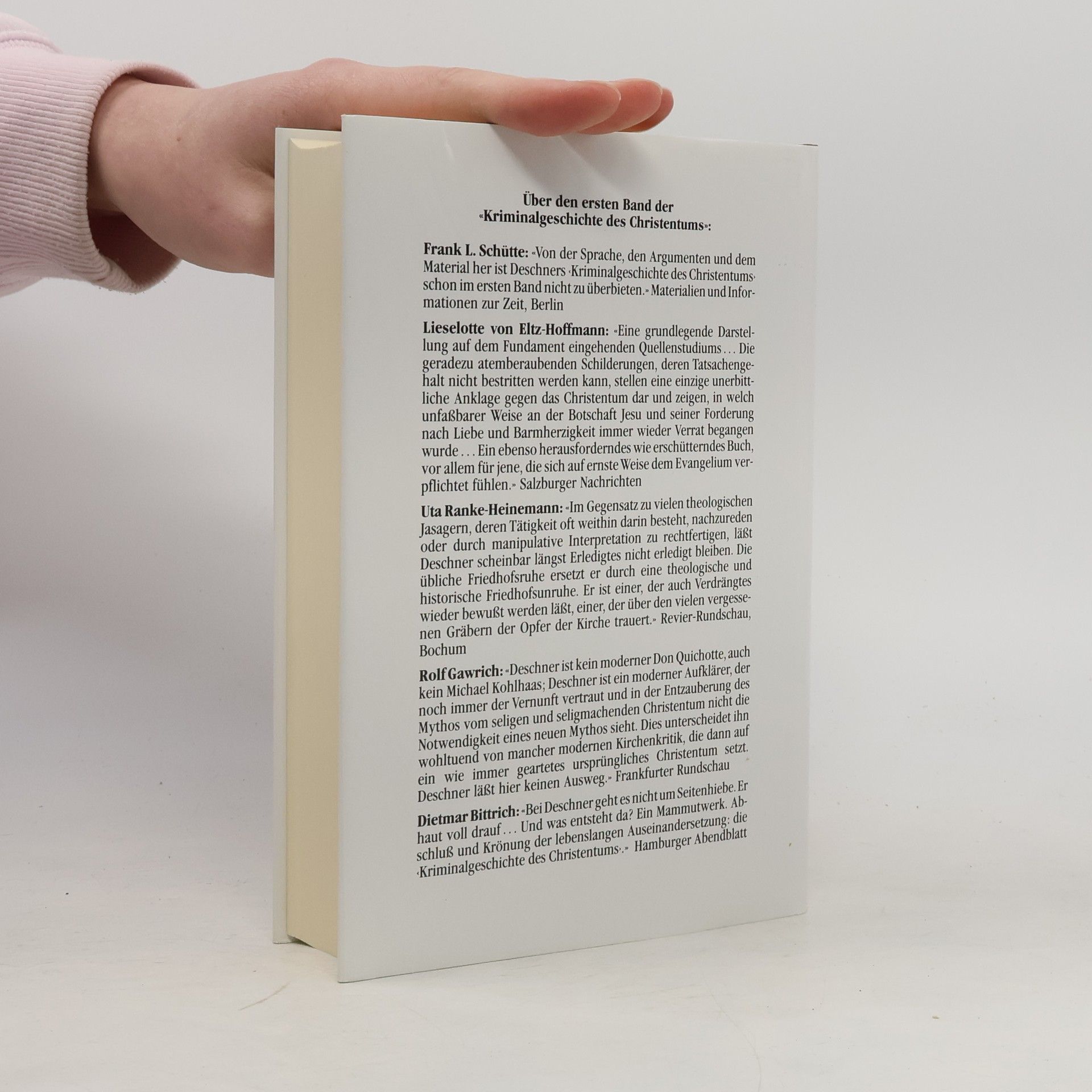 Karlheinz Deschner Kriminalgeschichte des Christentums: Band 2 / die Spätantike