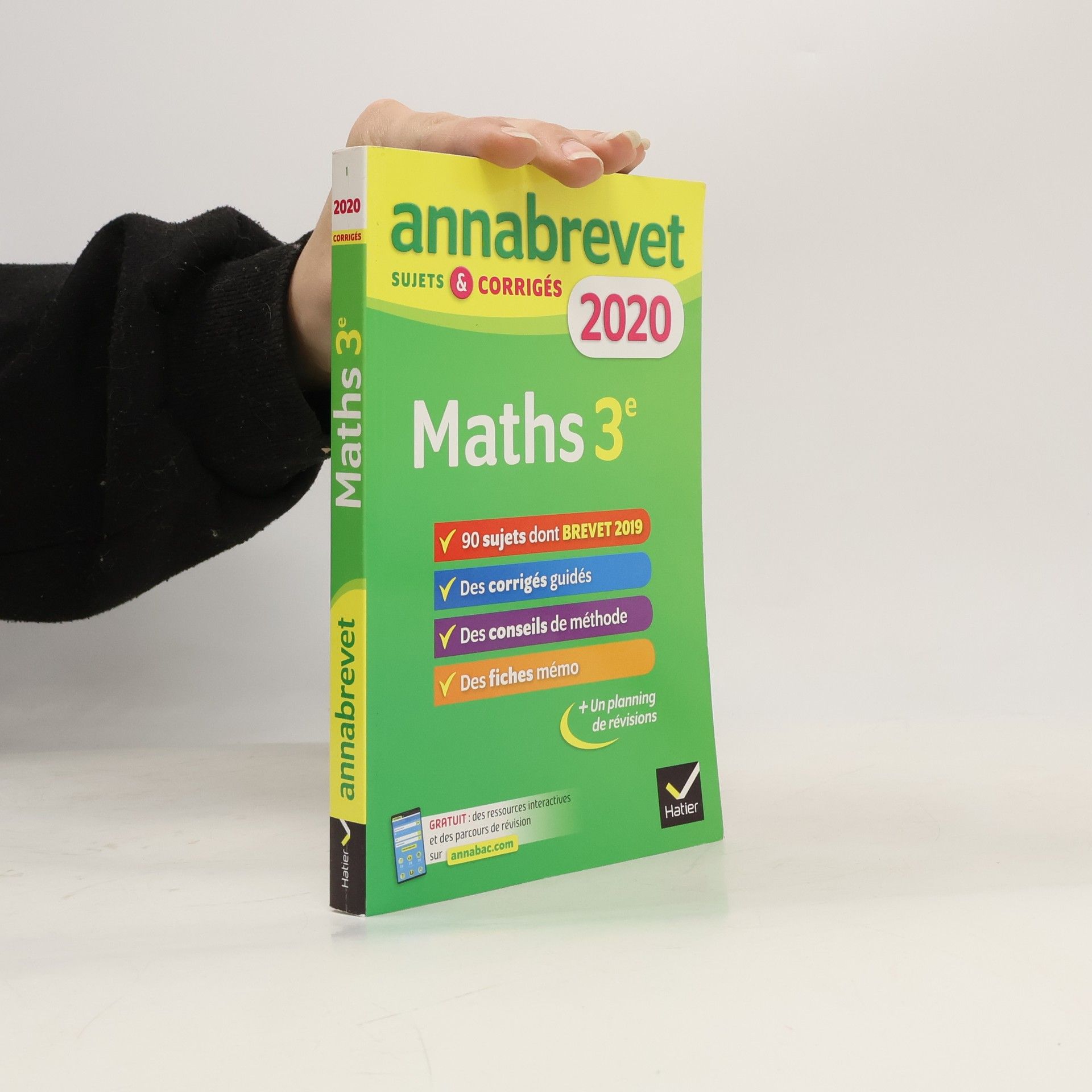 Various authors Annabrevet 2020 Maths 3e
